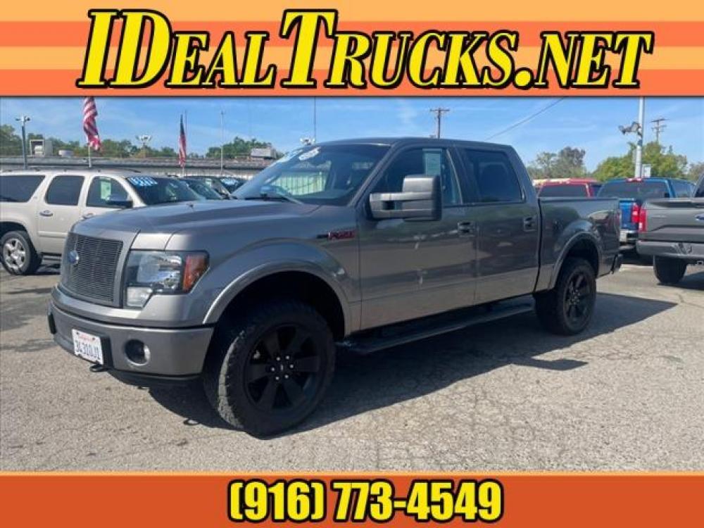 2012 Sterling Gray Metallic Ford F-150 FX4 (1FTFW1ET5CF) with an 3.5L EcoBoost 3.5L Twin Turbo Direct Injection engine, 6-Speed Shiftable Automatic transmission, located at 800 Riverside Ave, Roseville, CA, 95678, (916) 773-4549, 38.732265, -121.291039 - 4X4 SUPERCREW CAB 4X4 FX4 ECOBOOST ONE OWNER SERVICE RECORDS ON CLEAN CARFAX - Photo #0