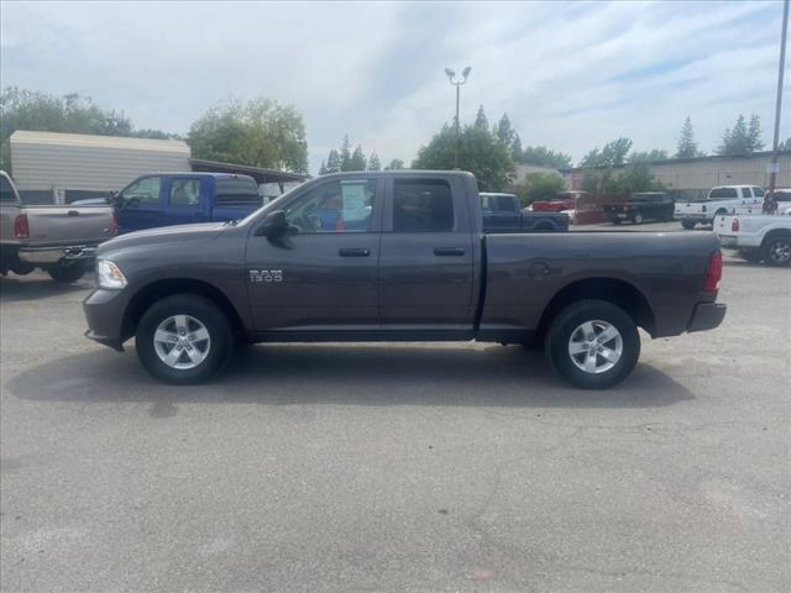 2018 Granite Crystal Metallic Clear Coat RAM 1500 Express (1C6RR7FG3JS) with an 3.6L 3.6L Flex Fuel V6 305hp 2 Sequential Multiport Fuel Injection engine, 8-Speed Shiftable Automatic transmission, located at 800 Riverside Ave, Roseville, CA, 95678, (916) 773-4549, 38.732265, -121.291039 - 4X4 QUAD CAB EXPRESS ONE OWNER - Photo #4