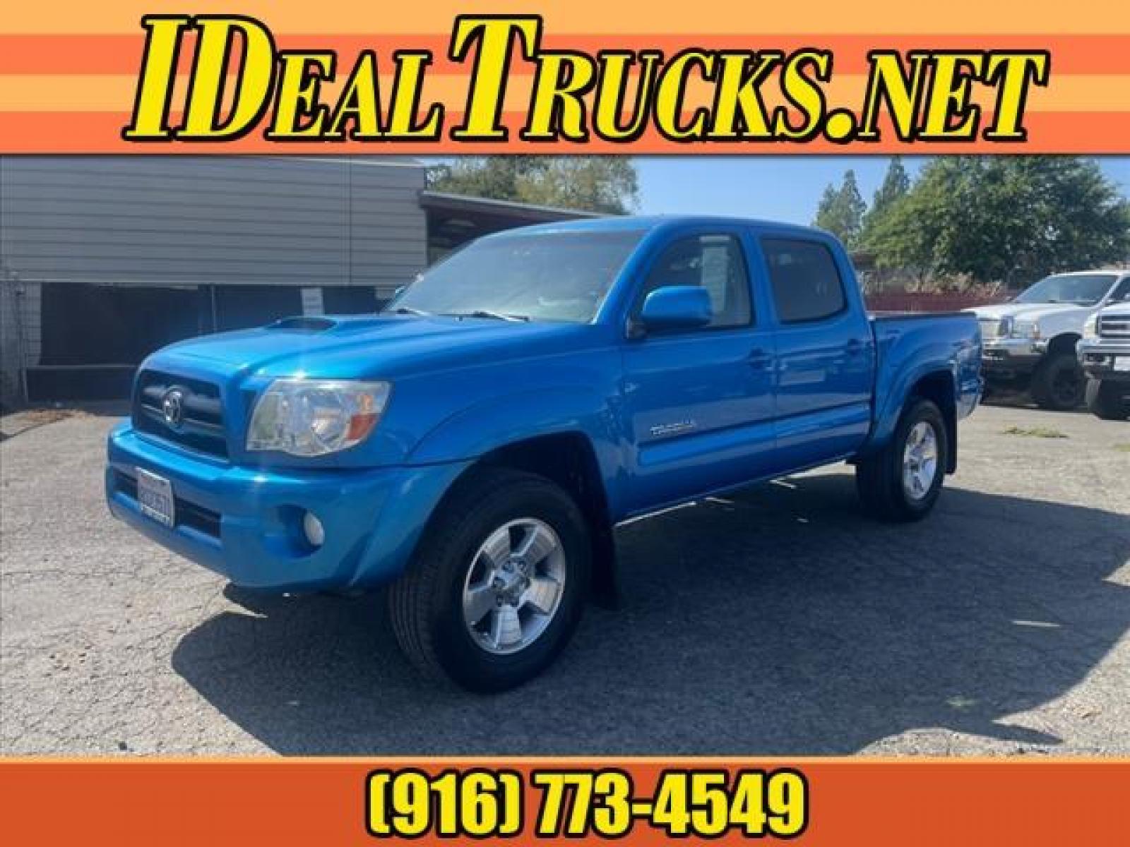 2008 Speedway Blue Metallic Toyota Tacoma PreRunner V6 (5TEJU62N18Z) with an 4.0L 4.0L V6 236hp 266ft. lbs. Sequential Electronic Fuel Injection engine, 5-Speed Automatic Overdrive w/ECT-i transmission, located at 800 Riverside Ave, Roseville, CA, 95678, (916) 773-4549, 38.732265, -121.291039 - TRD SPORT PACKAGE SERVICE RECORDS ON CLEAN CARFAX - Photo #0