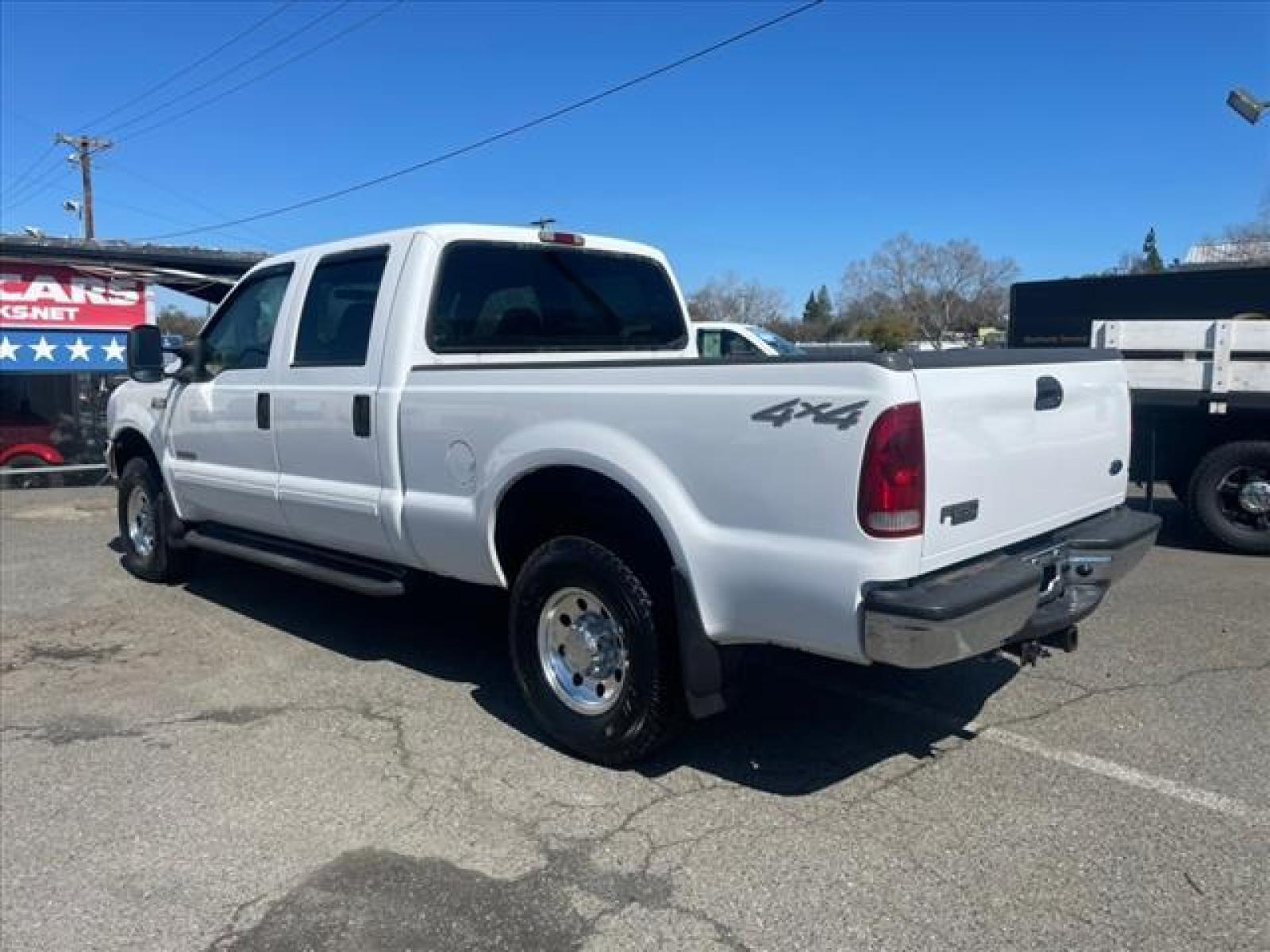 2002 Oxford White Clearcoat Ford F-250 Super Duty XLT (1FTNW21F22E) with an 7.3L Power Stroke 7.3L Diesel Direct Injection engine, 4-Speed Automatic transmission, located at 800 Riverside Ave, Roseville, CA, 95678, (916) 773-4549, 38.732265, -121.291039 - 7.3 DIESEL CREW CAB 4X4 XLT NEW TIRES CLEAN CARFAX - Photo #2