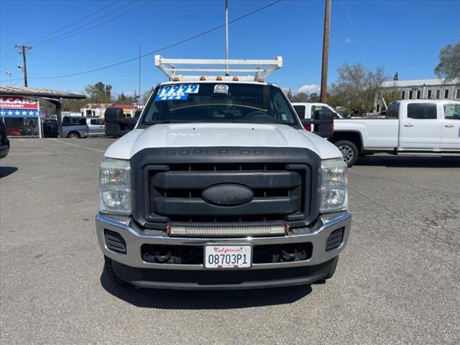 2015 Oxford White Ford F-350 Super Duty XL (1FD8X3FT4FE) with an 6.7L Power Stroke 6.7L Biodies Common Rail Direct Injection engine, 6-Speed Shiftable Automatic transmission, located at 800 Riverside Ave, Roseville, CA, 95678, (916) 773-4549, 38.732265, -121.291039 - DIESEL SUPER CAB 4X4 SCELZI UTILITY BED SERVICE RECORDS ONE OWNER - Photo #6