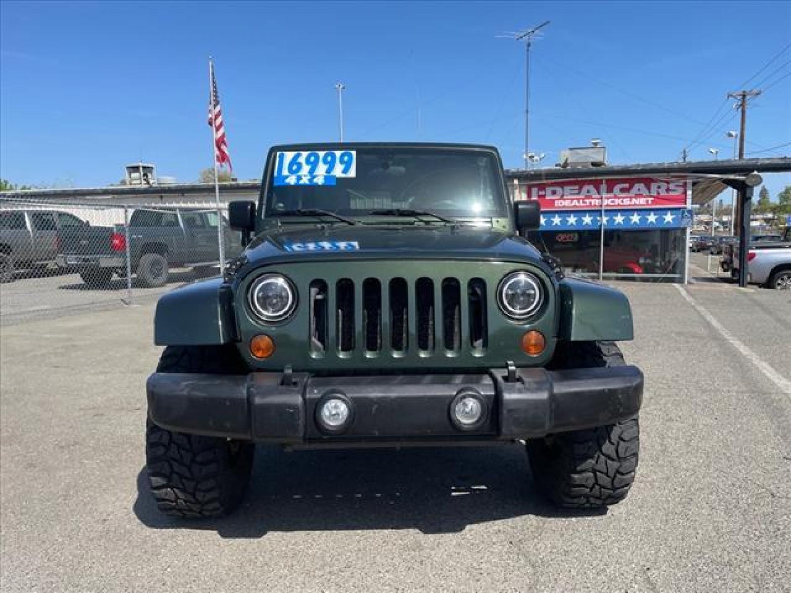 2010 Natural Green Pearl Coat Jeep Wrangler Unlimited Sahara (1J4BA5H15AL) with an 3.8L 3.8L V6 205hp 240ft. lbs. Sequential Multiport Fuel Injection engine, 4-Speed Automatic transmission, located at 800 Riverside Ave, Roseville, CA, 95678, (916) 773-4549, 38.732265, -121.291039 - Photo #7
