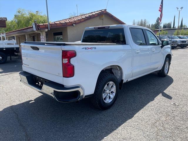 2019 Summit White Chevrolet Silverado 1500 LT (1GCUYDED8KZ) with an 5.3L EcoTec3 5.3L V8 355hp 383ft. lbs. Direct Injection engine, 8-Speed Shiftable Automatic transmission, located at 800 Riverside Ave, Roseville, CA, 95678, 916-773-4549 & Toll Free: 866-719-4393, 38.732265, -121.291039 - 4X4 CREW CAB LT NEW TIRES ONE OWNER SERVICE RECORDS ON CLEAN CARFAX - Photo #3
