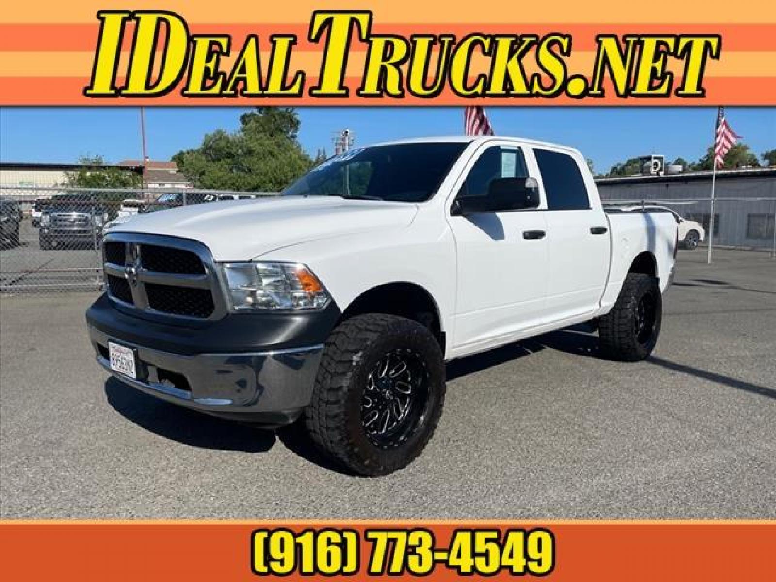 2018 Bright White Clear Coat RAM 1500 Tradesman (1C6RR7KM8JS) with an 3.0L 3.0L Biodiesel Turbo V6 2 Common Rail Direct Injection engine, 8-Speed Shiftable Automatic transmission, located at 800 Riverside Ave, Roseville, CA, 95678, (916) 773-4549, 38.732265, -121.291039 - Photo #0