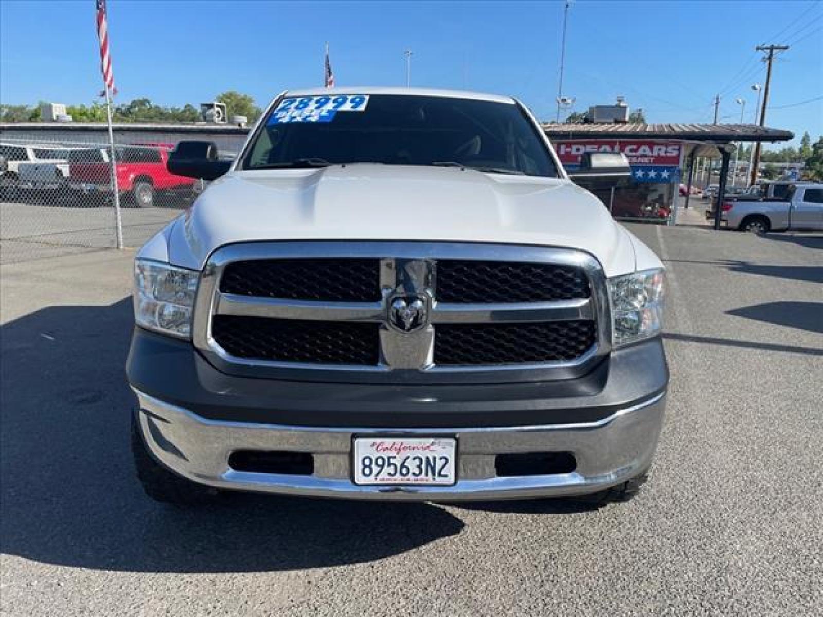 2018 Bright White Clear Coat RAM 1500 Tradesman (1C6RR7KM8JS) with an 3.0L 3.0L Biodiesel Turbo V6 2 Common Rail Direct Injection engine, 8-Speed Shiftable Automatic transmission, located at 800 Riverside Ave, Roseville, CA, 95678, (916) 773-4549, 38.732265, -121.291039 - ECODIESEL CREW CAB 4X4 TRADESMAN 72K MILES CLEAN CARFAX - Photo #7