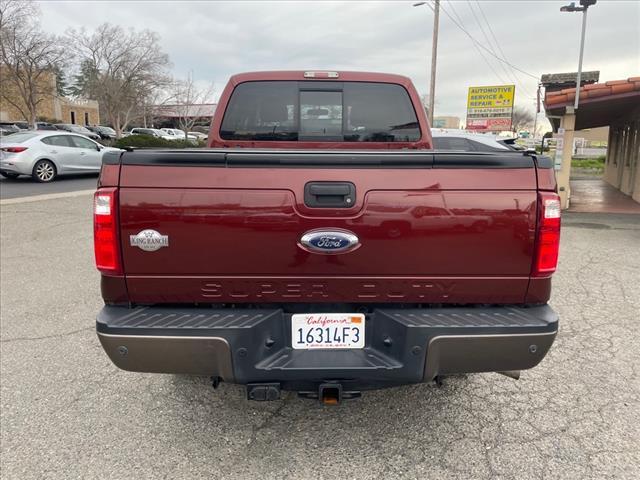 2015 Bronze Fire/Caribou Metallic Ford F-250 Super Duty King Ranch (1FT7W2BT2FE) with an 6.7L Power Stroke 6.7L Biodiesel Turbo V8 440hp 860ft. lbs. Common Rail Direct Injection engine, 6-Speed Shiftable Automatic transmission, located at 800 Riverside Ave, Roseville, CA, 95678, 916-773-4549 & Toll Free: 866-719-4393, 38.732265, -121.291039 - DIESEL CREW CAB 4X4 FX4 KING RANCH LOW MILES MOON ROOF - Photo #8