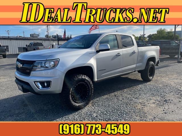 2017 Silver Ice Metallic Chevrolet Colorado Z71 (1GCPTDE1XH1) with an 2.8L Duramax 2.8L Diesel Turbo I4 181hp 369ft. lbs. Common Rail Direct Injection engine, 6-Speed Shiftable Automatic transmission, located at 800 Riverside Ave, Roseville, CA, 95678, 916-773-4549 & Toll Free: 866-719-4393, 38.732265, -121.291039 - DURAMAX DIESEL CREW CAB 4X4 Z71 CLEAN CARFAX - Photo #0