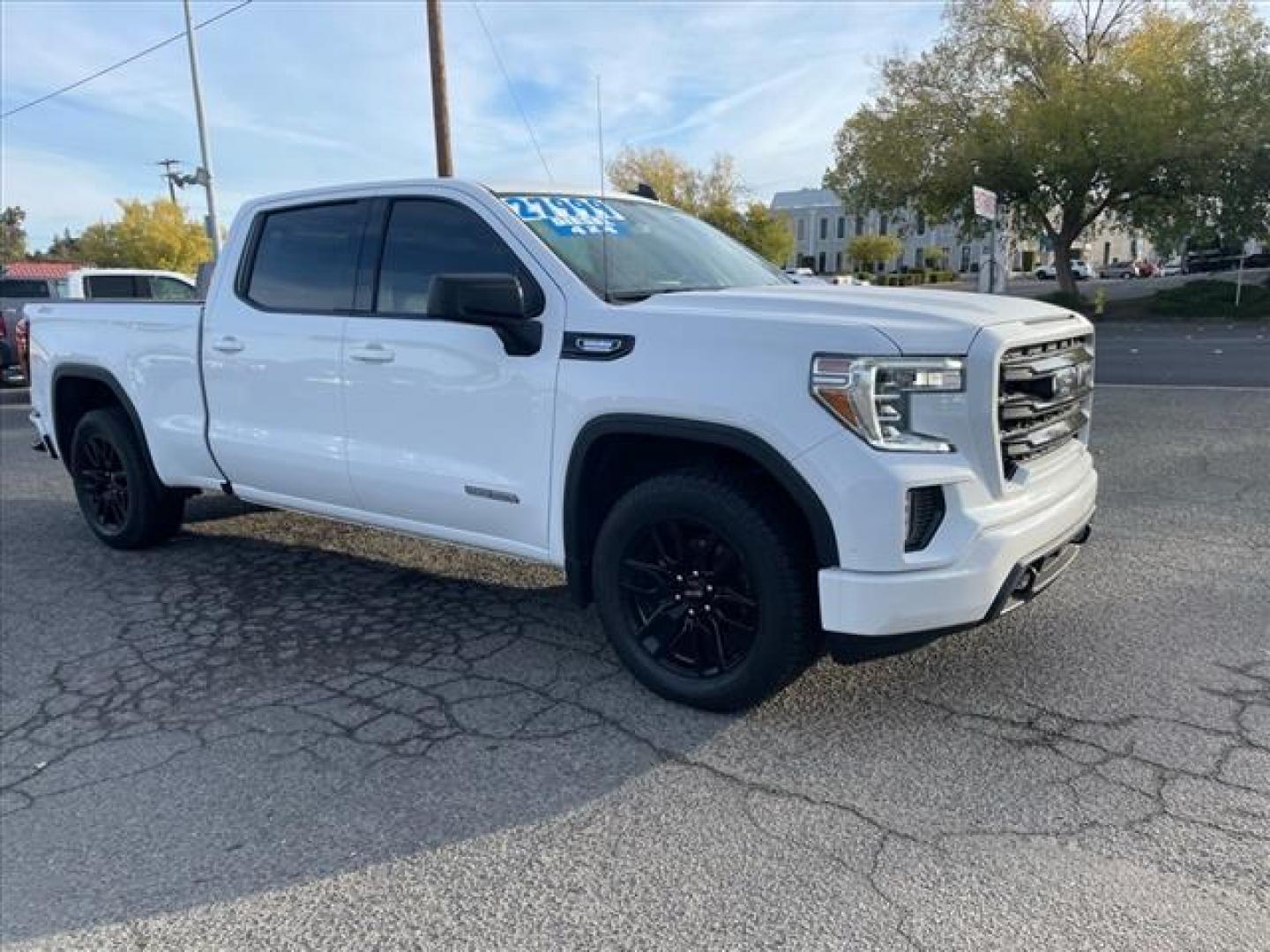 2021 Summit White GMC Sierra 1500 Elevation (3GTU9CET0MG) with an 3.0L Duramax 3.0L Diesel Turbo I6 277hp 460ft. lbs. Common Rail Direct Injection engine, 10-Speed Shiftable Automatic transmission, located at 800 Riverside Ave, Roseville, CA, 95678, (916) 773-4549, 38.732265, -121.291039 - Photo#1