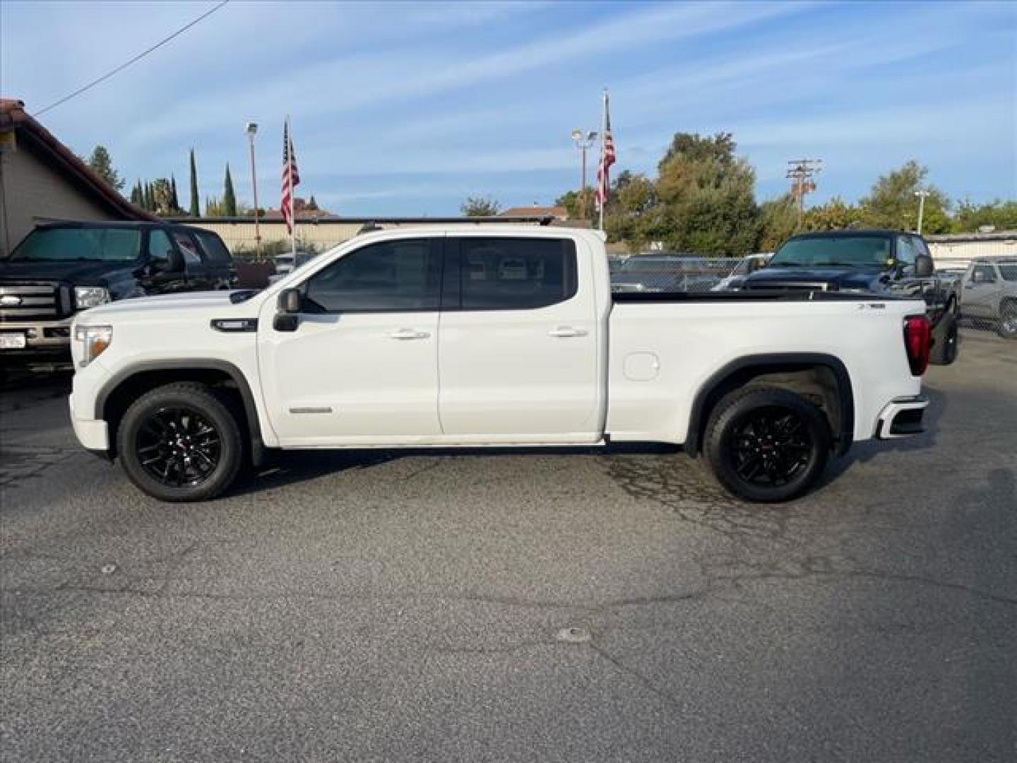 2021 Summit White GMC Sierra 1500 Elevation (3GTU9CET0MG) with an 3.0L Duramax 3.0L Diesel Turbo I6 277hp 460ft. lbs. Common Rail Direct Injection engine, 10-Speed Shiftable Automatic transmission, located at 800 Riverside Ave, Roseville, CA, 95678, (916) 773-4549, 38.732265, -121.291039 - Photo#5