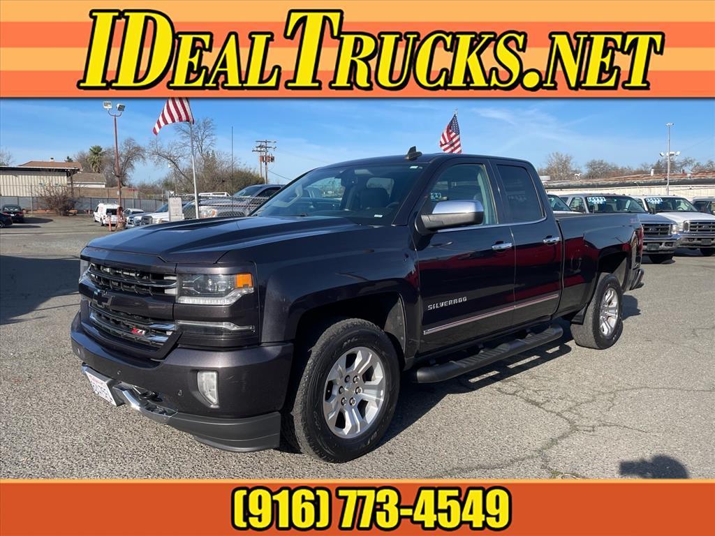 2016 Autumn Bronze Metallic Chevrolet Silverado 1500 LTZ Z71 (1GCVKSEC3GZ) with an 5.3L EcoTec3 5.3L V8 355hp 383ft. lbs. Direct Injection engine, 6-Speed Shiftable Automatic w/Overdrive transmission, located at 800 Riverside Ave, Roseville, CA, 95678, (916) 773-4549, 38.732265, -121.291039 - 4X4 Z-71 DOUBLE CAB LTZ CLEAN CARFAX - Photo#0