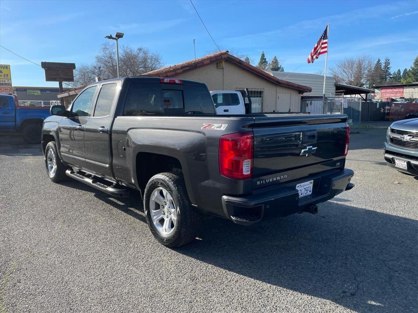 2016 Autumn Bronze Metallic Chevrolet Silverado 1500 LTZ Z71 (1GCVKSEC3GZ) with an 5.3L EcoTec3 5.3L V8 355hp 383ft. lbs. Direct Injection engine, 6-Speed Shiftable Automatic w/Overdrive transmission, located at 800 Riverside Ave, Roseville, CA, 95678, (916) 773-4549, 38.732265, -121.291039 - 4X4 Z-71 DOUBLE CAB LTZ CLEAN CARFAX - Photo#2