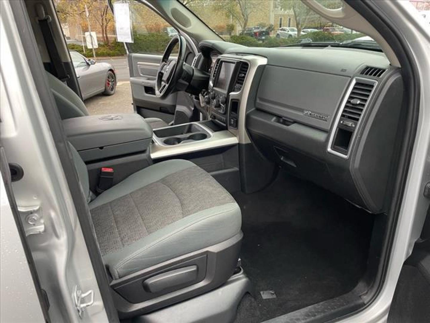 2016 Bright Silver Metallic Clear Coat RAM 1500 Big Horn (1C6RR7LM1GS) with an 3.0L EcoDiesel 3.0L Biodiesel Turbo V6 240hp 420ft. lbs. Common Rail Direct Injection engine, 8-Speed Shiftable Automatic transmission, located at 800 Riverside Ave, Roseville, CA, 95678, (916) 773-4549, 38.732265, -121.291039 - ECODIESEL CREW CAB 4X4 SLT BIG HORN CLEAN CARFAX - Photo#14
