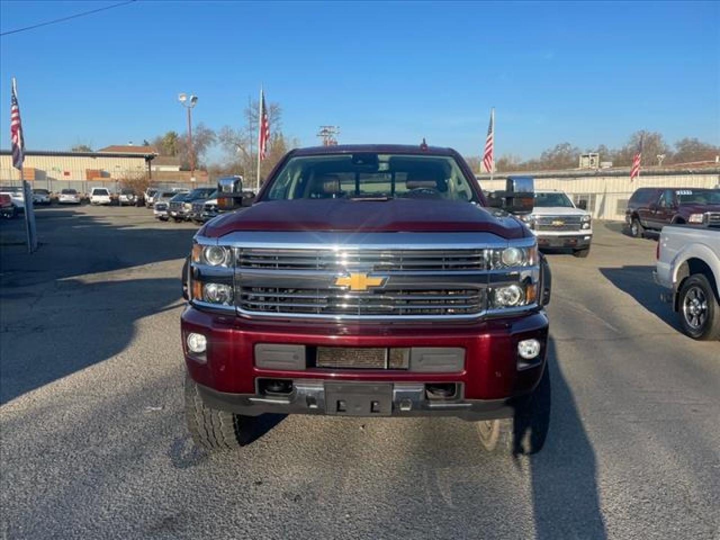 2016 Butte Red Metallic Chevrolet Silverado 2500HD High Country (1GC1KXE87GF) with an 6.6L Duramax 6.6L Diesel Turbo V8 397hp 765ft. lbs. Common Rail Direct Injection engine, Allison 1000 6-Speed Shiftable Automatic transmission, located at 800 Riverside Ave, Roseville, CA, 95678, (916) 773-4549, 38.732265, -121.291039 - DURAMAX DIESEL CREW CAB 4X4 HIGH COUNTY LIFTED ALLISON TRANSMISSION SERVICE RECORDS ON CLEAN CARFAX - Photo#9
