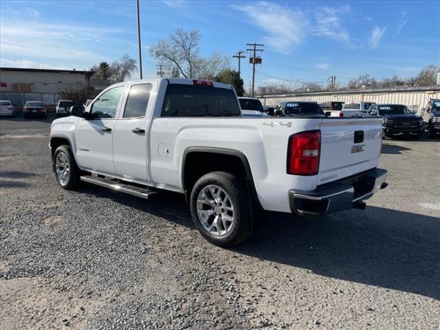 2014 Summit White GMC Sierra 1500 Base (1GTV2TEC4EZ) with an 5.3L EcoTec3 5.3L Flex Fuel V8 355hp 383ft. lbs. Direct Injection engine, 6-Speed Shiftable Automatic w/Overdrive transmission, located at 800 Riverside Ave, Roseville, CA, 95678, (916) 773-4549, 38.732265, -121.291039 - Photo#2