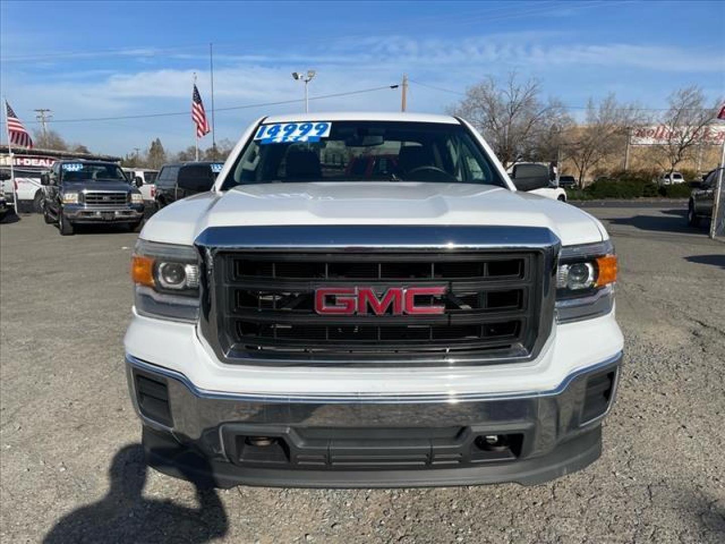 2014 Summit White GMC Sierra 1500 Base (1GTV2TEC4EZ) with an 5.3L EcoTec3 5.3L Flex Fuel V8 355hp 383ft. lbs. Direct Injection engine, 6-Speed Shiftable Automatic w/Overdrive transmission, located at 800 Riverside Ave, Roseville, CA, 95678, (916) 773-4549, 38.732265, -121.291039 - Photo#7