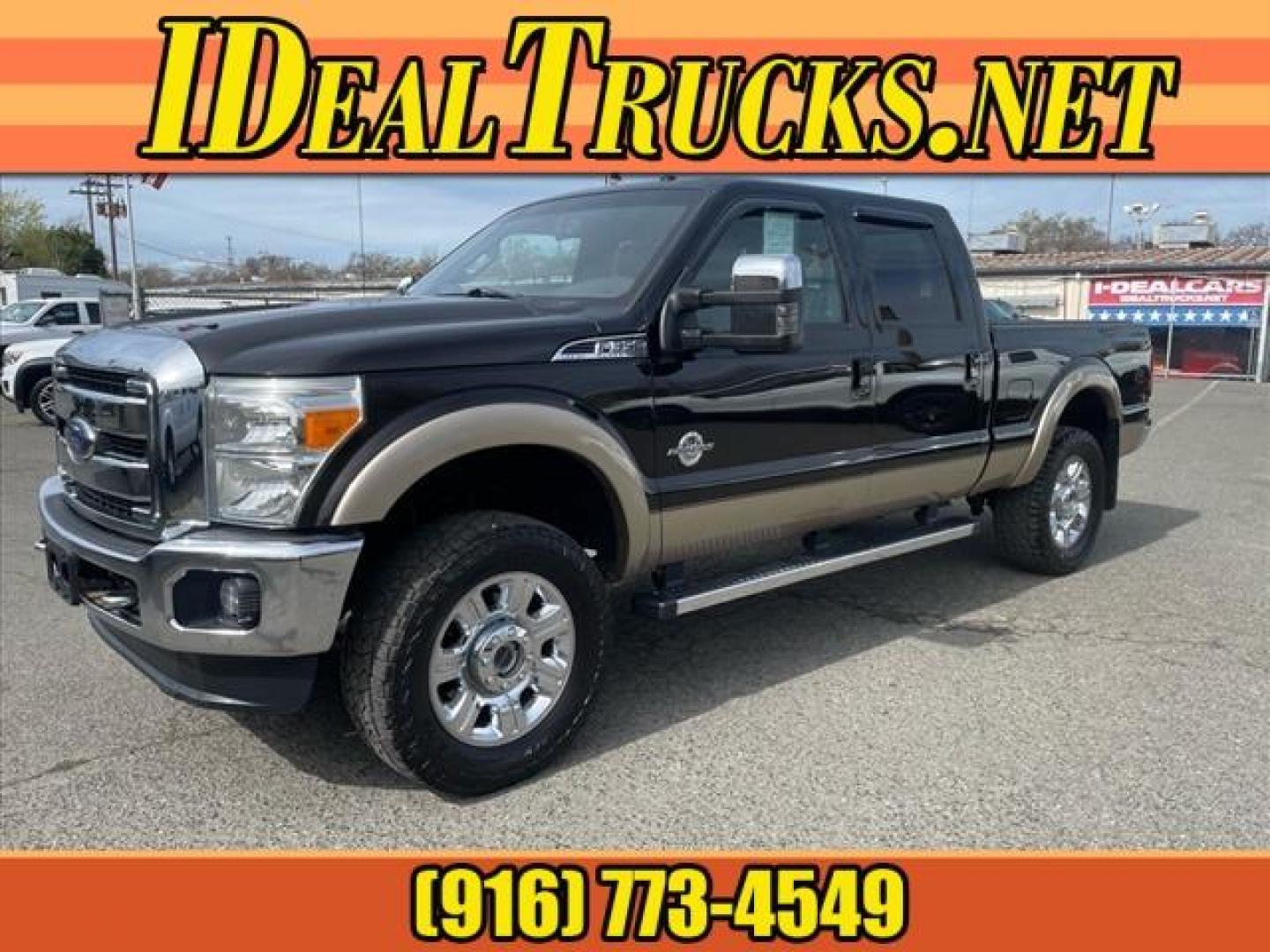 2013 Kodiak Brown Metallic Ford F-350 Super Duty Lariat (1FT8W3BT2DE) with an 6.7L Power Stroke 6.7L Biodiesel Turbo V8 400hp 800ft. lbs. Common Rail Direct Injection engine, 6-Speed Shiftable Automatic transmission, located at 800 Riverside Ave, Roseville, CA, 95678, (916) 773-4549, 38.732265, -121.291039 - Photo#0