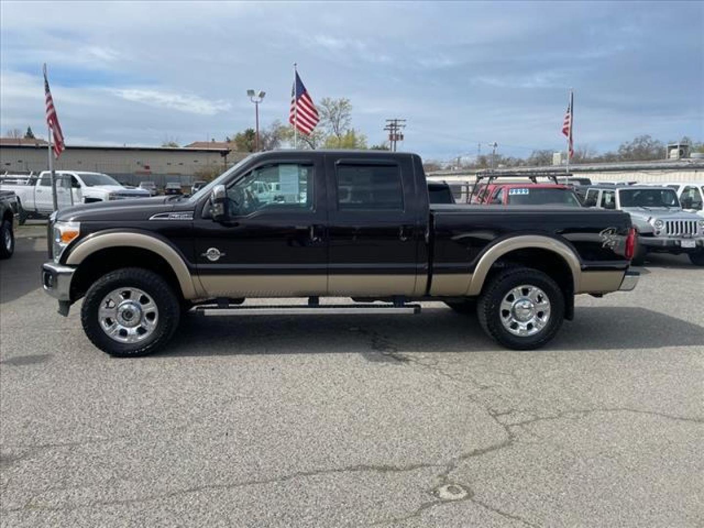 2013 Kodiak Brown Metallic Ford F-350 Super Duty Lariat (1FT8W3BT2DE) with an 6.7L Power Stroke 6.7L Biodiesel Turbo V8 400hp 800ft. lbs. Common Rail Direct Injection engine, 6-Speed Shiftable Automatic transmission, located at 800 Riverside Ave, Roseville, CA, 95678, (916) 773-4549, 38.732265, -121.291039 - Photo#5