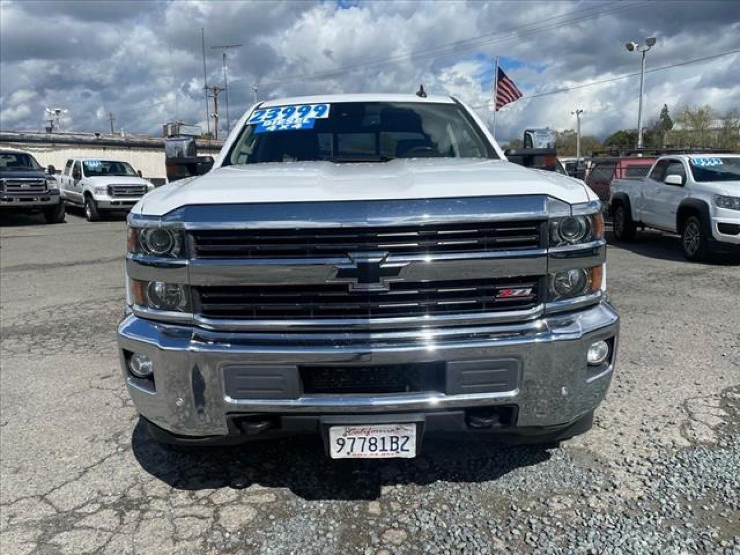 2016 Summit White Chevrolet Silverado 2500HD LTZ (1GC1KWE84GF) with an 6.6L Duramax 6.6L Diesel Turbo V8 397hp 765ft. lbs. Common Rail Direct Injection engine, Allison 1000 6-Speed Shiftable Automatic transmission, located at 800 Riverside Ave, Roseville, CA, 95678, (916) 773-4549, 38.732265, -121.291039 - DURAMAX DIESEL CREW CAB 4X4 Z71 LTZ SERVICE RECORDS ONE OWNER CLEAN CARFAX - Photo#7