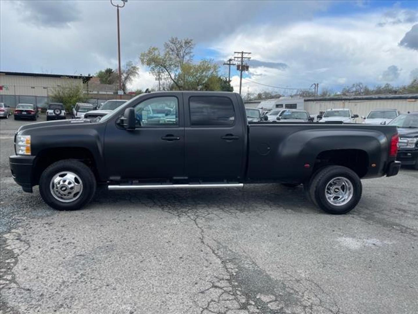 2013 Black Chevrolet Silverado 3500HD LT (1GC4C0C81DF) with an 6.6L Duramax 6.6L Diesel Turbo V8 397hp 765ft. lbs. Common Rail Direct Injection engine, Allison 1000 6-Speed Shiftable Automatic transmission, located at 800 Riverside Ave, Roseville, CA, 95678, (916) 773-4549, 38.732265, -121.291039 - Photo#1