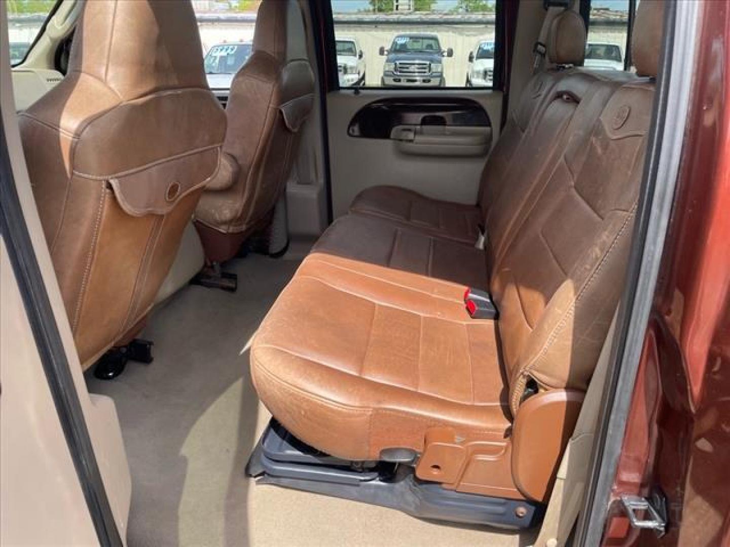 2006 Dark Toreador Red Clearcoat/Arizona Beige Clearcoa Ford F-350 Super Duty King Ranch (1FTWW31P26E) with an 0.0 8 Cylinder Direct Injection engine, 5-Speed Automatic transmission, located at 800 Riverside Ave, Roseville, CA, 95678, (916) 773-4549, 38.732265, -121.291039 - DIESEL CREW CAB 4X4 KING RANCH CLEAN CARFAX - Photo#13