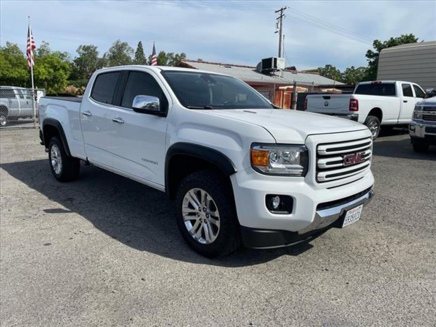 2016 Summit White GMC Canyon SLT (1GTP6DE17G1) with an 2.8L Duramax 2.8L Diesel Turbo I4 181hp 369ft. lbs. Common Rail Direct Injection engine, 6-Speed Shiftable Automatic transmission, located at 800 Riverside Ave, Roseville, CA, 95678, (916) 773-4549, 38.732265, -121.291039 - Photo#1