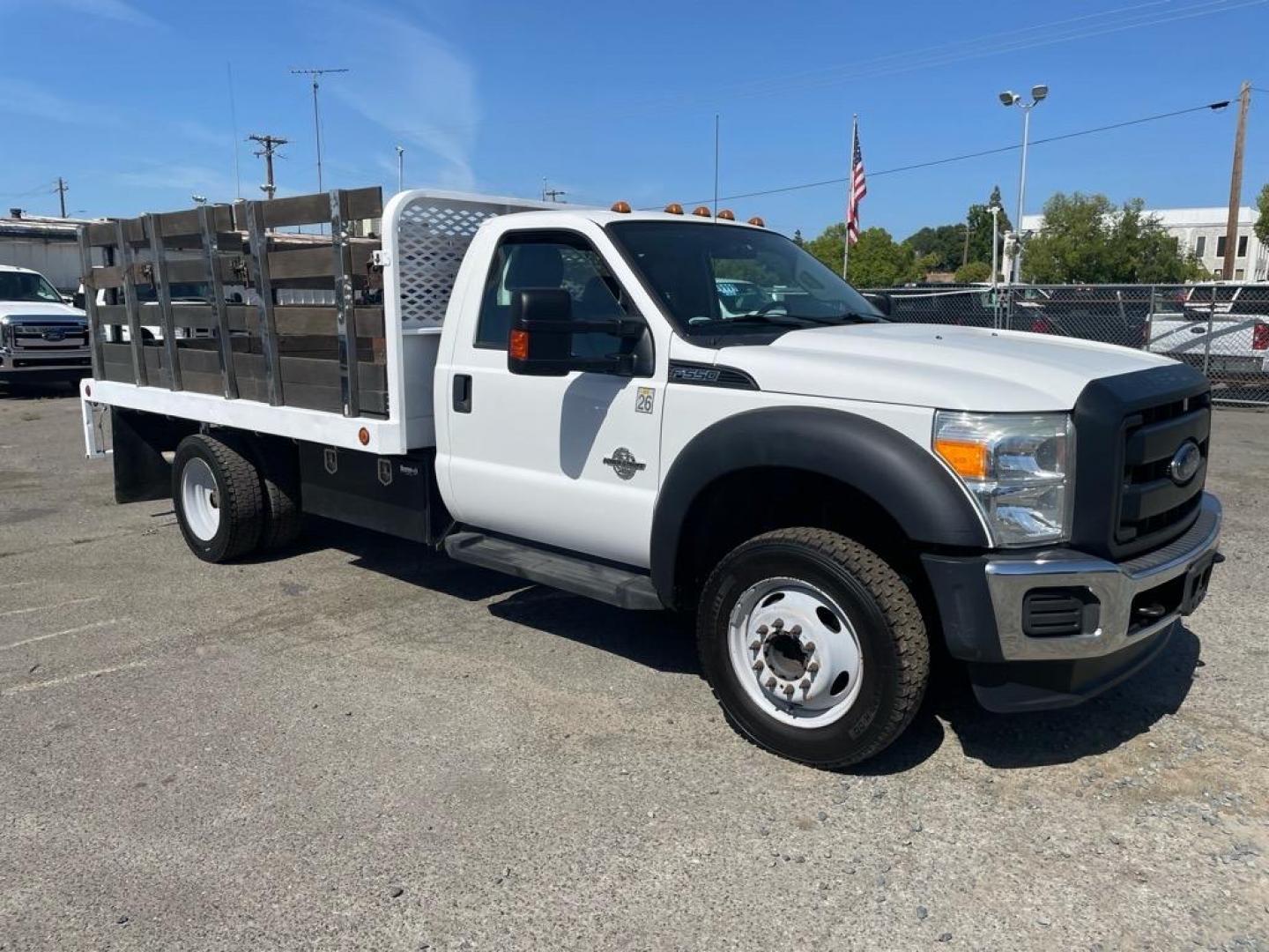 2016 Oxford White Ford F-450 Super Duty XL (1FDUF5GT6GE) with an 6.7L Power Stroke 6.7L Biodiesel Turbo V8 440hp 860ft. lbs. Common Rail Direct Injection engine, 6-Speed Shiftable Automatic transmission, located at 800 Riverside Ave, Roseville, CA, 95678, (916) 773-4549, 38.732265, -121.291039 - Photo#6