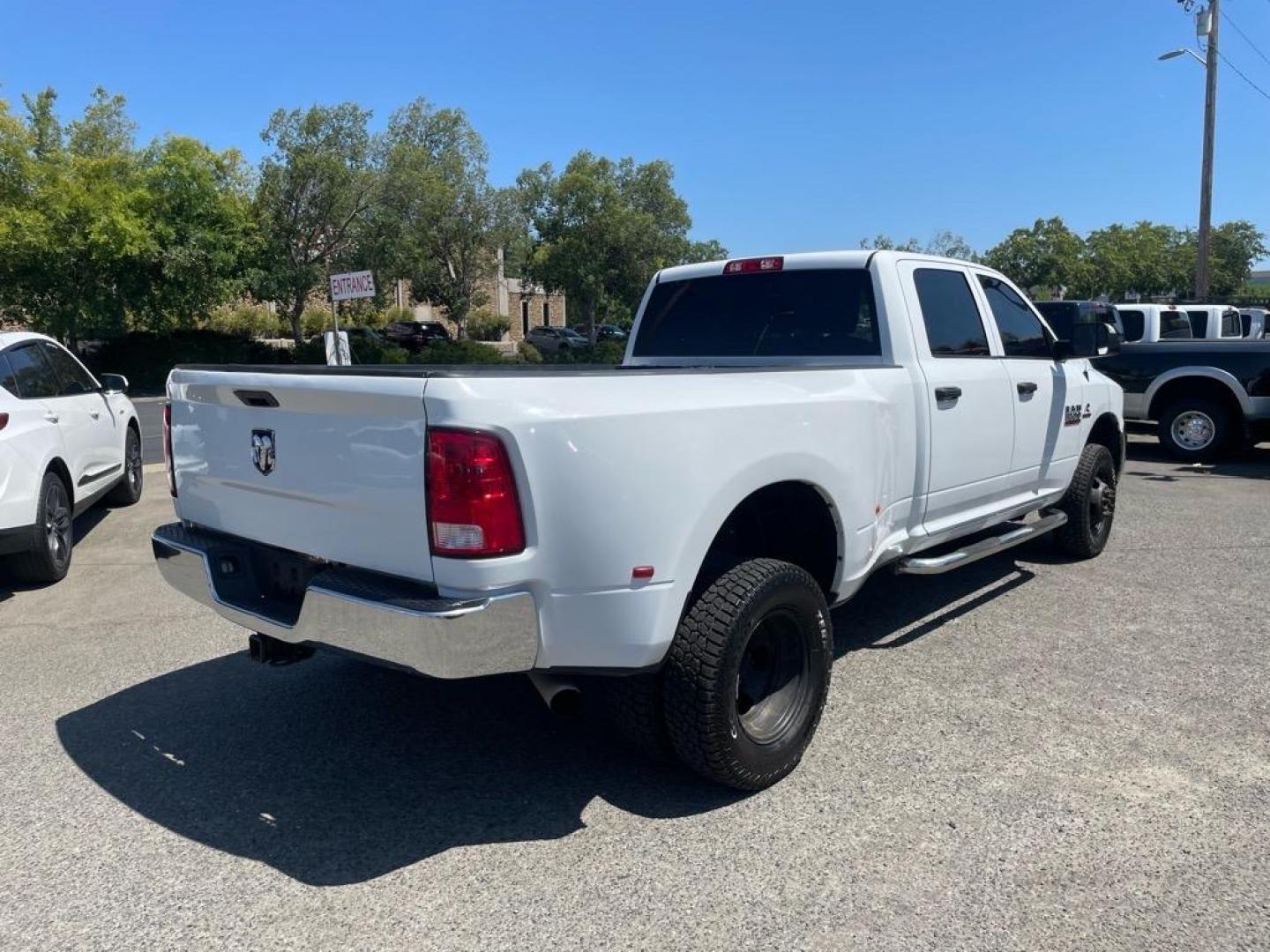 2017 Bright White Clear Coat RAM 3500 Tradesman (3C63RRGL9HG) with an 6.7L Cummins 6.7L Diesel Turbo I6 350hp 660ft. lbs. Common Rail Direct Injection engine, Automatic transmission, located at 800 Riverside Ave, Roseville, CA, 95678, (916) 773-4549, 38.732265, -121.291039 - Photo#3