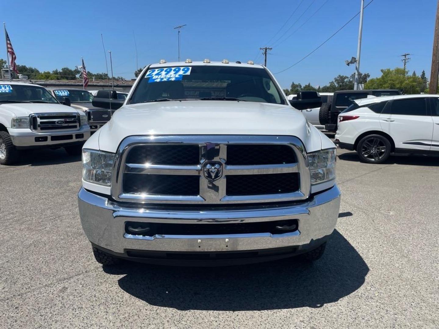 2017 Bright White Clear Coat RAM 3500 Tradesman (3C63RRGL9HG) with an 6.7L Cummins 6.7L Diesel Turbo I6 350hp 660ft. lbs. Common Rail Direct Injection engine, Automatic transmission, located at 800 Riverside Ave, Roseville, CA, 95678, (916) 773-4549, 38.732265, -121.291039 - Photo#7