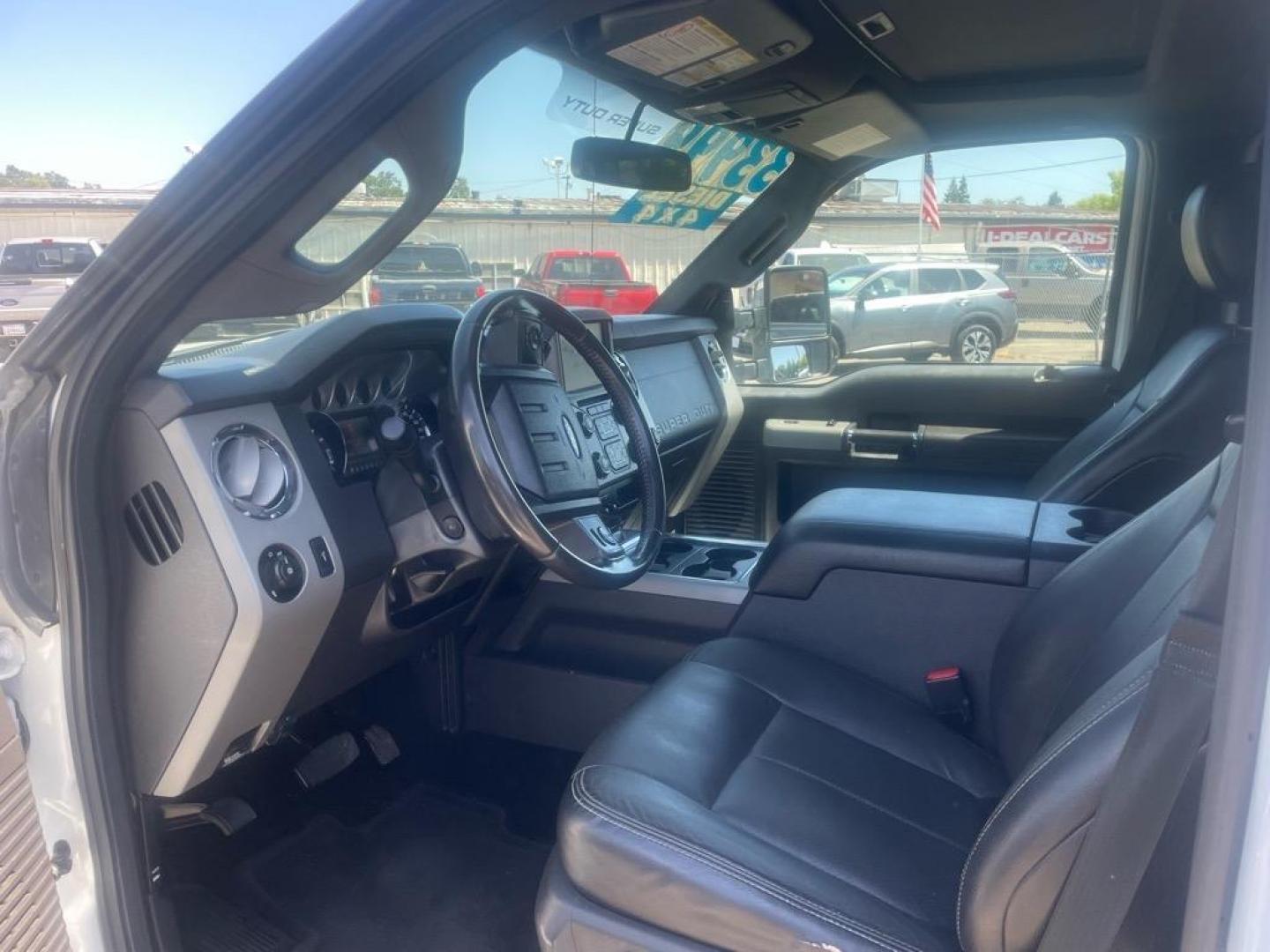2016 Oxford White Ford F-250 Super Duty Lariat (1FT7W2BT4GE) with an 6.7L Power Stroke 6.7L Biodiesel Turbo V8 440hp 860ft. lbs. Common Rail Direct Injection engine, 6-Speed Shiftable Automatic transmission, located at 800 Riverside Ave, Roseville, CA, 95678, (916) 773-4549, 38.732265, -121.291039 - DIESEL CREW CAB 4X4 LARIAT MOON ROOF ONE OWNER SERVICE RECORDS ON CLEAN CARFAX - Photo#8