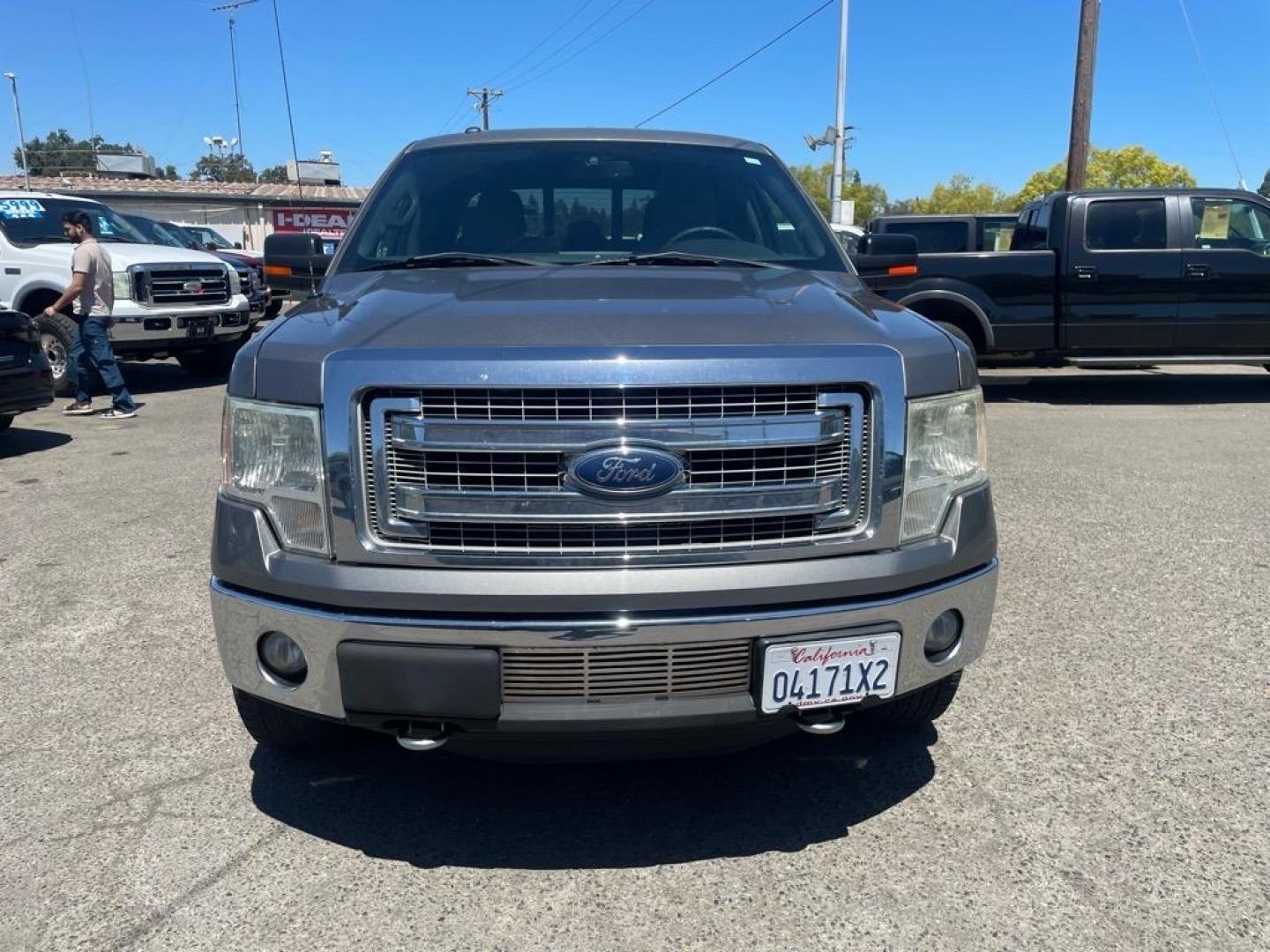 2013 Sterling Gray Metallic Ford F-150 XLT (1FTFW1ET6DK) with an 3.5L EcoBoost 3.5L Twin Turbo V6 365hp 420ft. lbs. Direct Injection engine, 6-Speed Automatic transmission, located at 800 Riverside Ave, Roseville, CA, 95678, (916) 773-4549, 38.732265, -121.291039 - 4X4 SUPERCREW XLT ECO BOOST LOW MILES SERVICE RECORDS - Photo#7