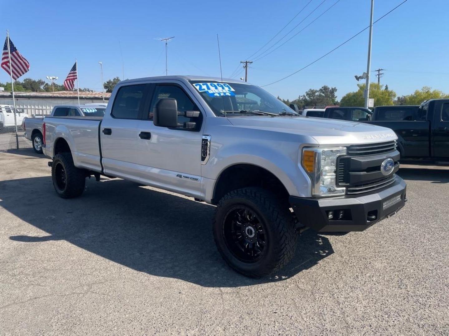 2017 Ingot Silver Ford F-350 Super Duty XL (1FT8W3BT2HE) with an 6.7L Power Stroke 6.7L Biodiesel Turbo V8 440hp 925ft. lbs. Common Rail Direct Injection engine, 6-Speed Shiftable Automatic transmission, located at 800 Riverside Ave, Roseville, CA, 95678, (916) 773-4549, 38.732265, -121.291039 - Photo#1