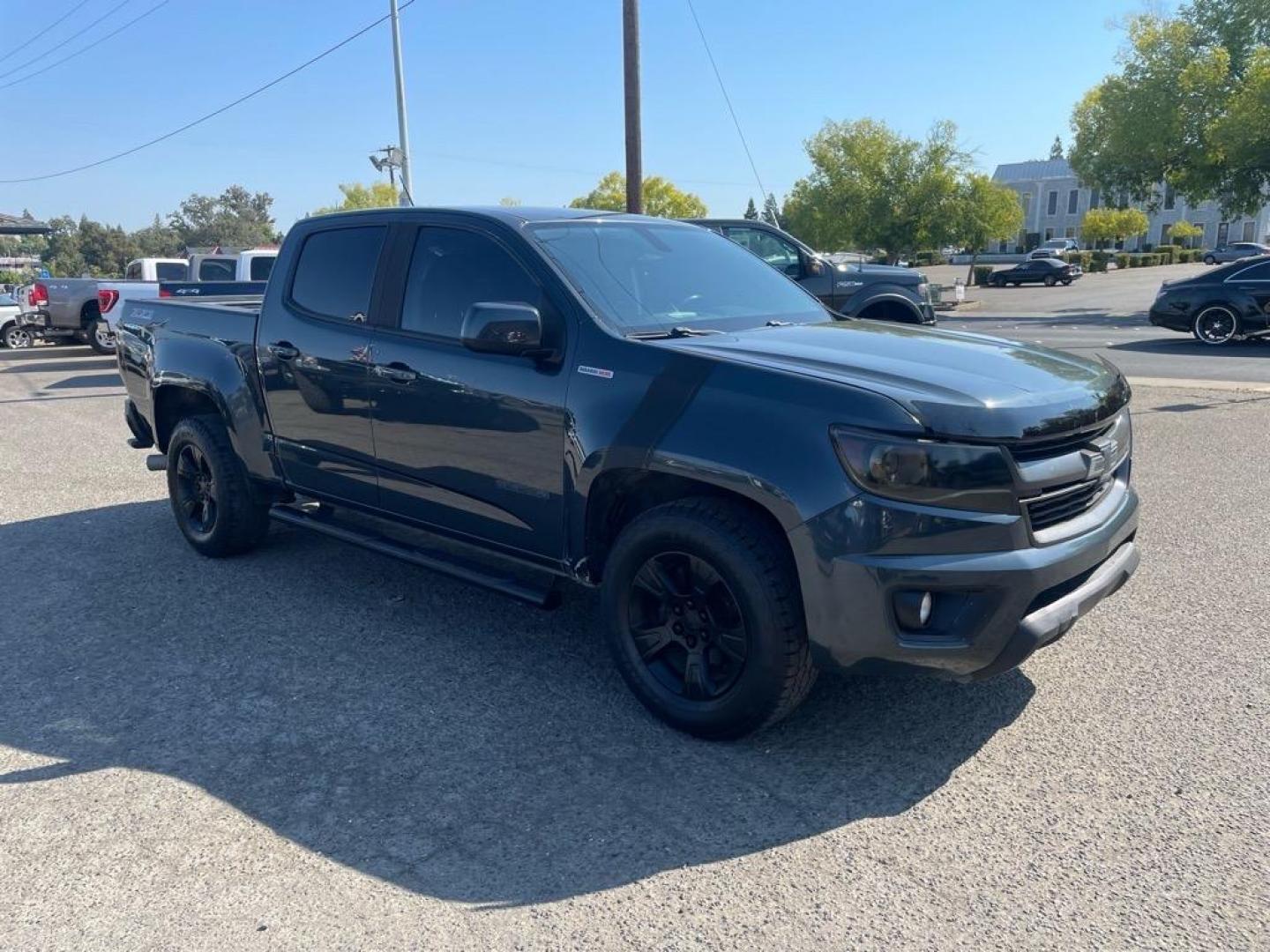2018 Deepwood Green Metallic Chevrolet Colorado Z71 (1GCPTDE13J1) with an 0.0 Duramax 2.8L Diesel Turbo I4 181hp 369ft. lbs. Common Rail Direct Injection engine, 8-Speed Shiftable Automatic transmission, located at 800 Riverside Ave, Roseville, CA, 95678, (916) 773-4549, 38.732265, -121.291039 - Photo#1