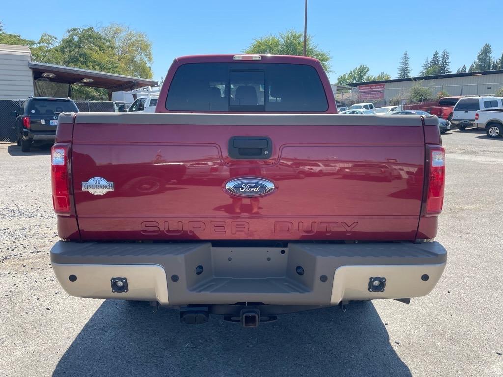 2013 Autumn Red Metallic/Pale Adobe Metallic Ford F-350 Super Duty King Ranch (1FT8W3BT3DE) with an 6.7L Power Stroke 6.7L Biodiesel Turbo V8 400hp 800ft. lbs. Common Rail Direct Injection engine, 6-Speed Shiftable Automatic transmission, located at 800 Riverside Ave, Roseville, CA, 95678, (916) 773-4549, 38.732265, -121.291039 - DIESEL CREW CAB 4X4 KING RANCH LOW MILES SERVICE RECORDS - Photo#3