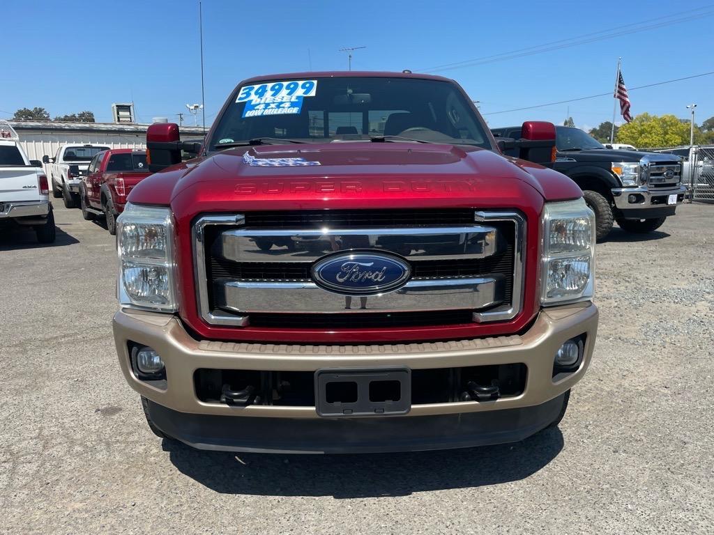 2013 Autumn Red Metallic/Pale Adobe Metallic Ford F-350 Super Duty King Ranch (1FT8W3BT3DE) with an 6.7L Power Stroke 6.7L Biodiesel Turbo V8 400hp 800ft. lbs. Common Rail Direct Injection engine, 6-Speed Shiftable Automatic transmission, located at 800 Riverside Ave, Roseville, CA, 95678, (916) 773-4549, 38.732265, -121.291039 - DIESEL CREW CAB 4X4 KING RANCH LOW MILES SERVICE RECORDS - Photo#7