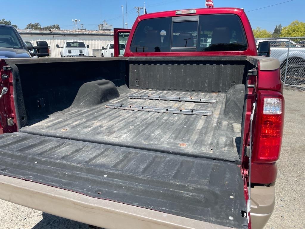 2013 Autumn Red Metallic/Pale Adobe Metallic Ford F-350 Super Duty King Ranch (1FT8W3BT3DE) with an 6.7L Power Stroke 6.7L Biodiesel Turbo V8 400hp 800ft. lbs. Common Rail Direct Injection engine, 6-Speed Shiftable Automatic transmission, located at 800 Riverside Ave, Roseville, CA, 95678, (916) 773-4549, 38.732265, -121.291039 - DIESEL CREW CAB 4X4 KING RANCH LOW MILES SERVICE RECORDS - Photo#10