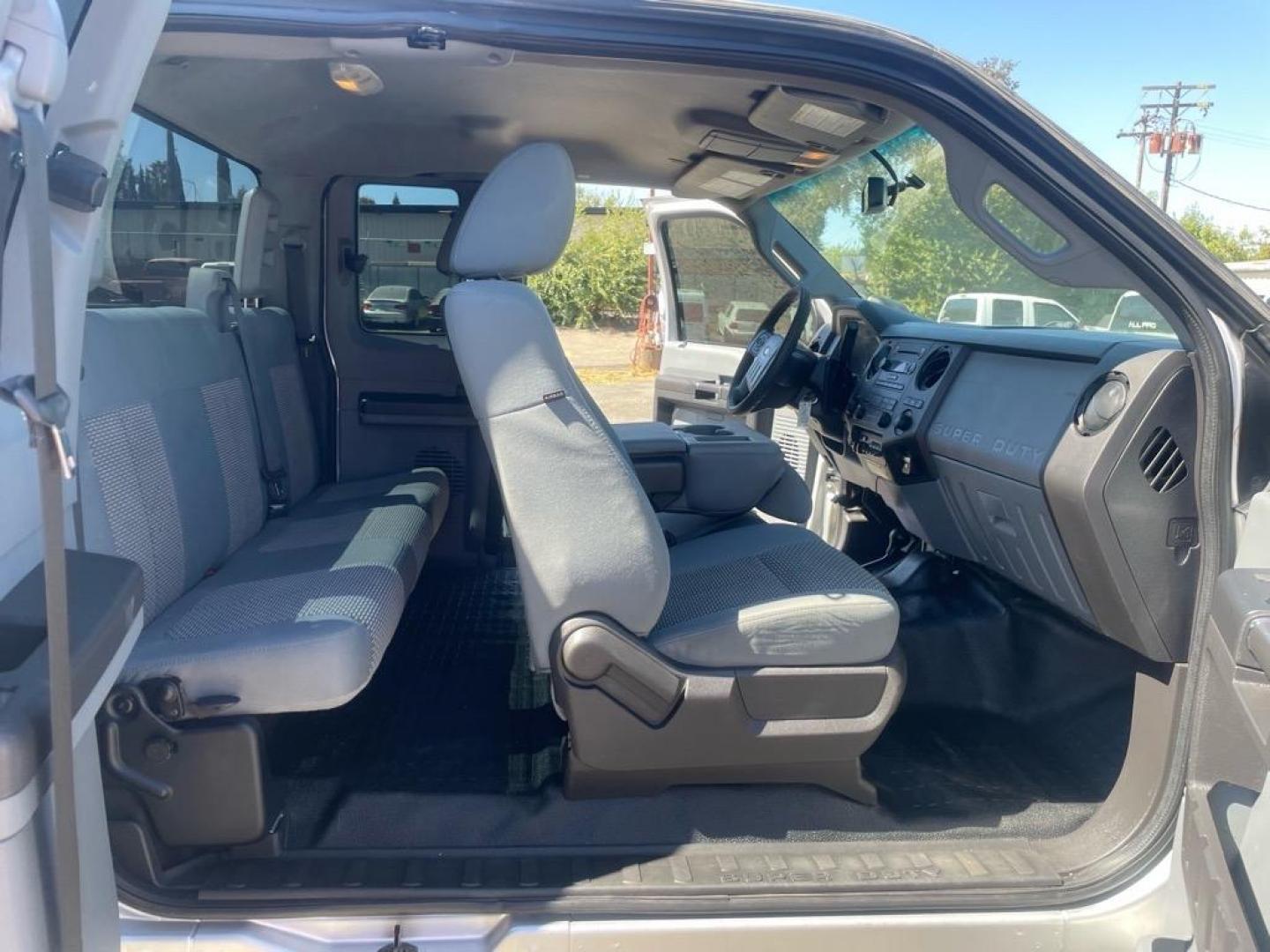 2013 Ingot Silver Metallic Ford F-250 Super Duty XL (1FT7X2BT6DE) with an 6.7L Power Stroke 6.7L Biodiesel Turbo V8 400hp 800ft. lbs. Common Rail Direct Injection engine, 6-Speed Shiftable Automatic transmission, located at 800 Riverside Ave, Roseville, CA, 95678, (916) 773-4549, 38.732265, -121.291039 - SUPER CAB DIESEL CLEAN CARFAX - Photo#13