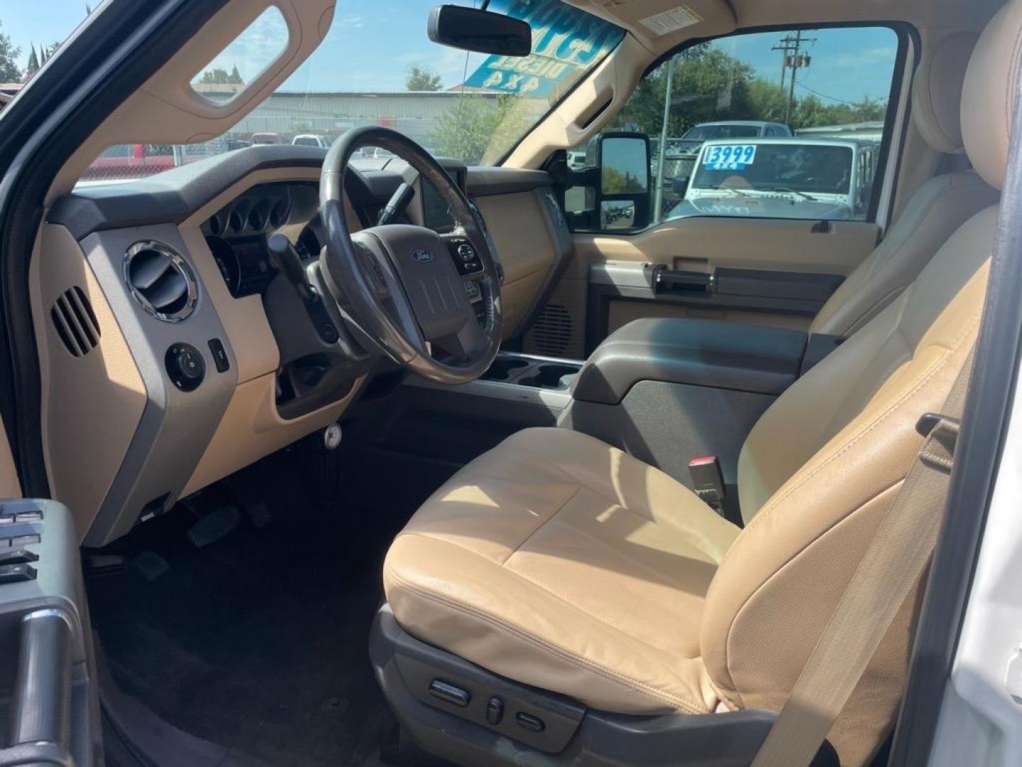 2014 Oxford White Ford F-250 Super Duty Lariat (1FT7W2BT5EE) with an 6.7L Power Stroke 6.7L Biodiesel Turbo V8 400hp 800ft. lbs. Common Rail Direct Injection engine, 6-Speed Shiftable Automatic transmission, located at 800 Riverside Ave, Roseville, CA, 95678, (916) 773-4549, 38.732265, -121.291039 - DIESEL CREW CAB 4X4 LARIAT CLEAN CARFAX - Photo#10