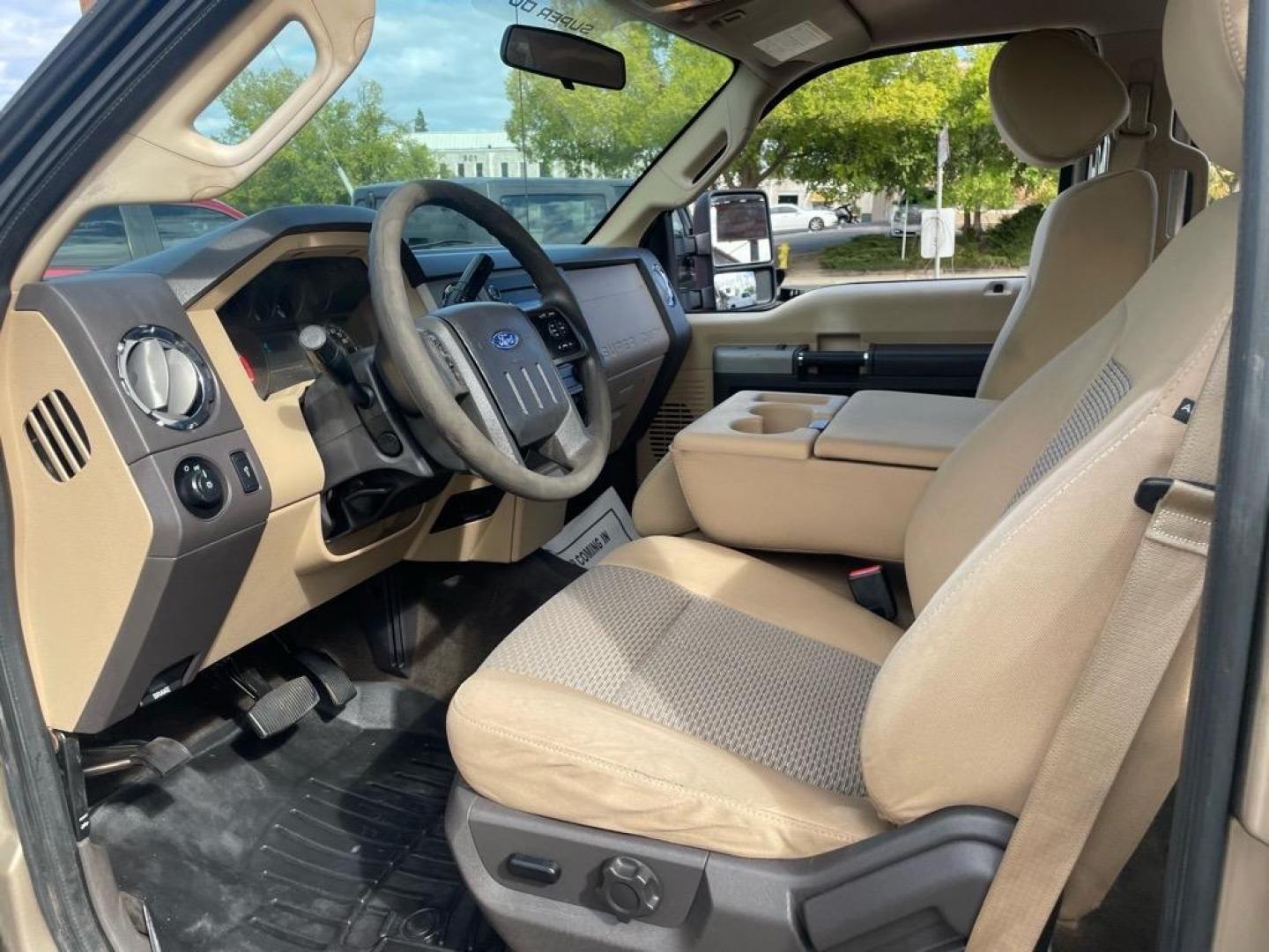 2013 Pale Adobe Metallic Ford F-250 Super Duty XLT (1FT7W2BT1DE) with an 6.7L Power Stroke 6.7L Biodiesel Turbo V8 400hp 800ft. lbs. Common Rail Direct Injection engine, 6-Speed Shiftable Automatic transmission, located at 800 Riverside Ave, Roseville, CA, 95678, (916) 773-4549, 38.732265, -121.291039 - Photo#7