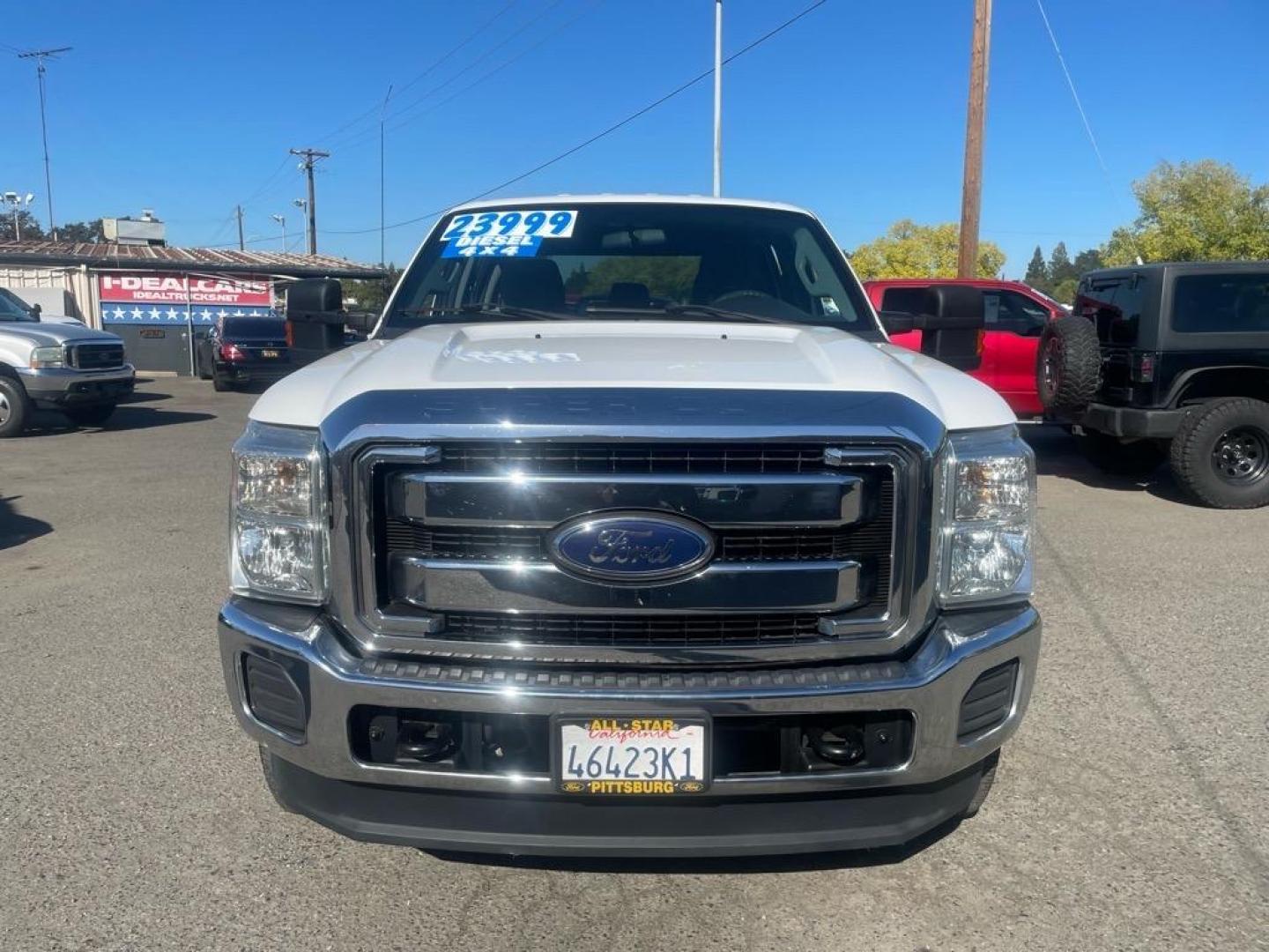 2013 Oxford White Ford F-250 Super Duty XLT (1FT7W2BT0DE) with an 6.7L Power Stroke 6.7L Biodiesel Turbo V8 400hp 800ft. lbs. Common Rail Direct Injection engine, 6-Speed Shiftable Automatic transmission, located at 800 Riverside Ave, Roseville, CA, 95678, (916) 773-4549, 38.732265, -121.291039 - DIESEL CREW CAB 4X4 XLT - Photo#7