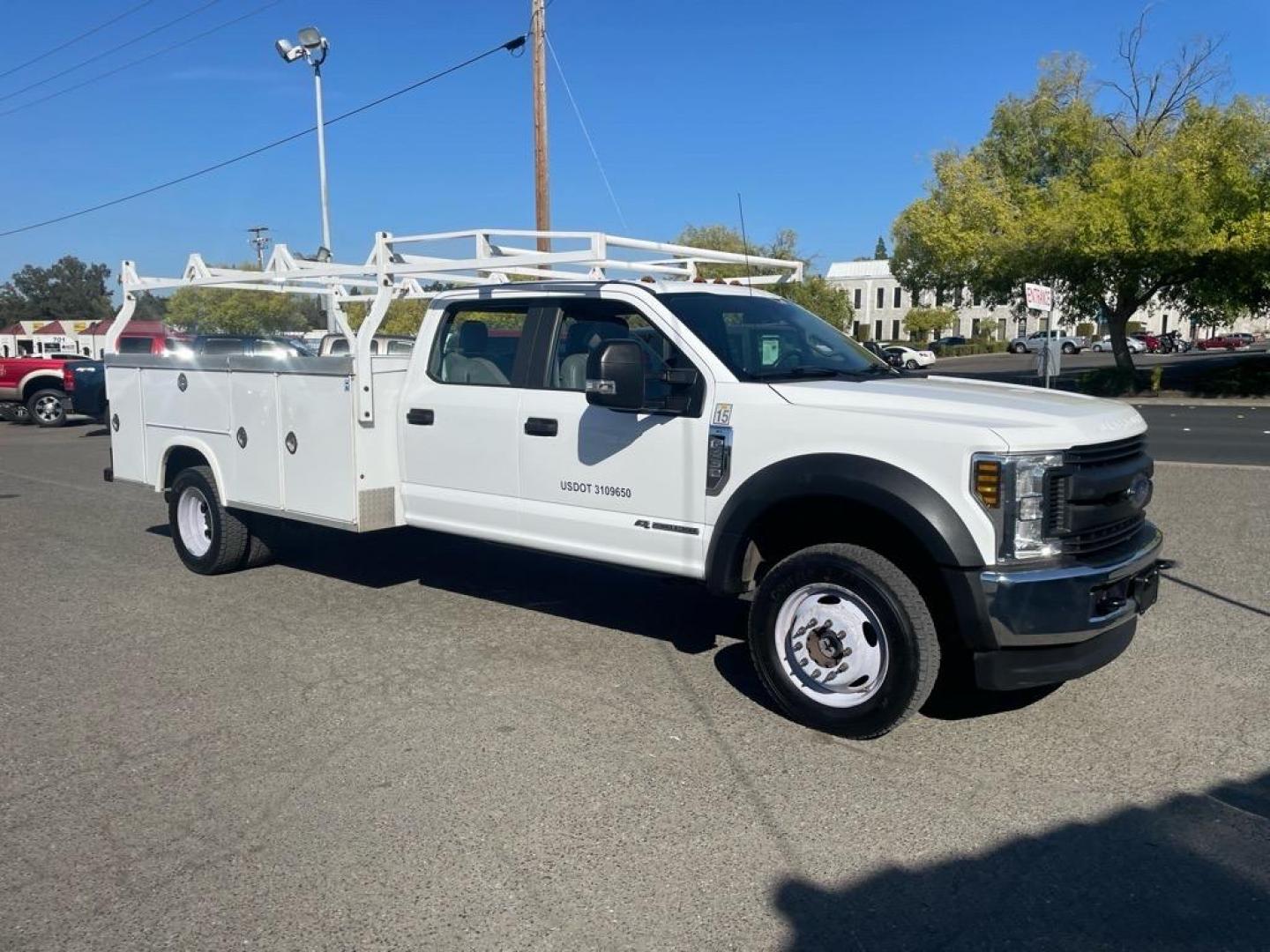 2019 White Ford F-450 Super Duty XL (1FD0W4HTXKE) with an 8 Cylinder Other engine, 6-Speed Automatic transmission, located at 800 Riverside Ave, Roseville, CA, 95678, (916) 773-4549, 38.732265, -121.291039 - Photo#1