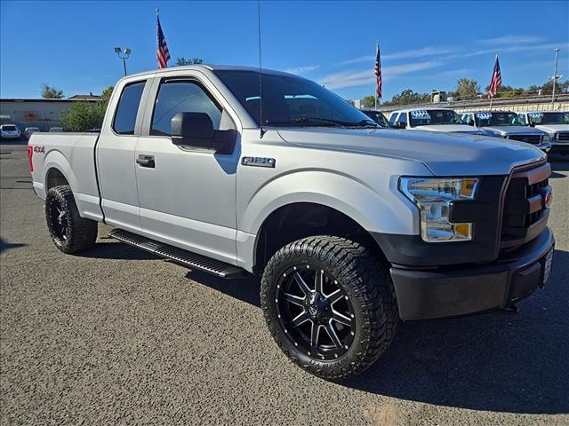 2016 Ingot Silver Metallic Ford F-150 XL (1FTEX1E86GF) with an 3.5L 3.5L Flex Fuel V6 282hp 253ft. lbs. Sequential Multiport Fuel Injection engine, 6-Speed Shiftable Automatic transmission, located at 800 Riverside Ave, Roseville, CA, 95678, (916) 773-4549, 38.732265, -121.291039 - 4X4 SUPER CAB CUSTOM WHEELS SUPER CLEAN - Photo#1