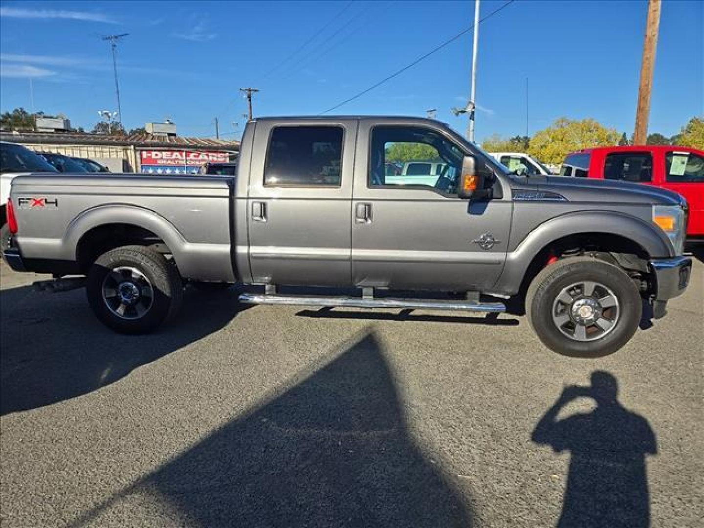 2011 Sterling Grey Metallic Ford F-250 Super Duty Lariat (1FT7W29F1BE) with an 6.7L Power Stroke 6.7L Biodiesel Turbo V8 400hp 800ft. lbs. Common Rail Direct Injection engine, 6-Speed Shiftable Automatic transmission, located at 800 Riverside Ave, Roseville, CA, 95678, (916) 773-4549, 38.732265, -121.291039 - DIESEL CREW CAB 4X4 FX4 LOW MILES 1 OWNER - Photo#6