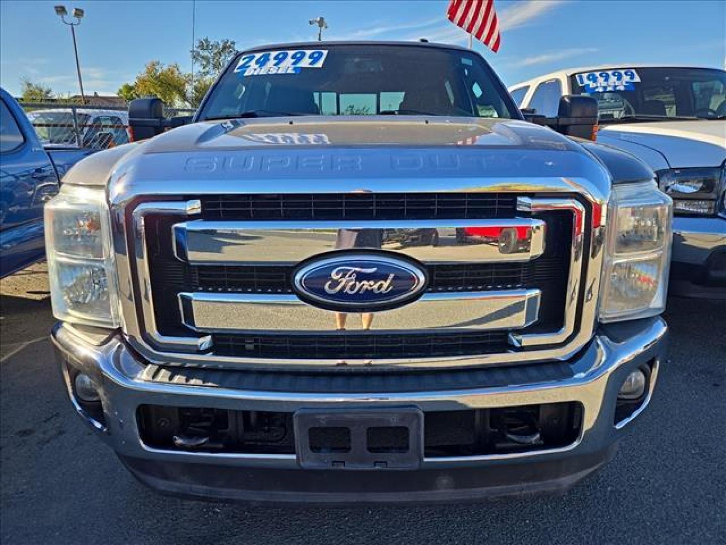 2011 Sterling Grey Metallic Ford F-250 Super Duty Lariat (1FT7W29F1BE) with an 6.7L Power Stroke 6.7L Biodiesel Turbo V8 400hp 800ft. lbs. Common Rail Direct Injection engine, 6-Speed Shiftable Automatic transmission, located at 800 Riverside Ave, Roseville, CA, 95678, (916) 773-4549, 38.732265, -121.291039 - DIESEL CREW CAB 4X4 FX4 LOW MILES 1 OWNER - Photo#9
