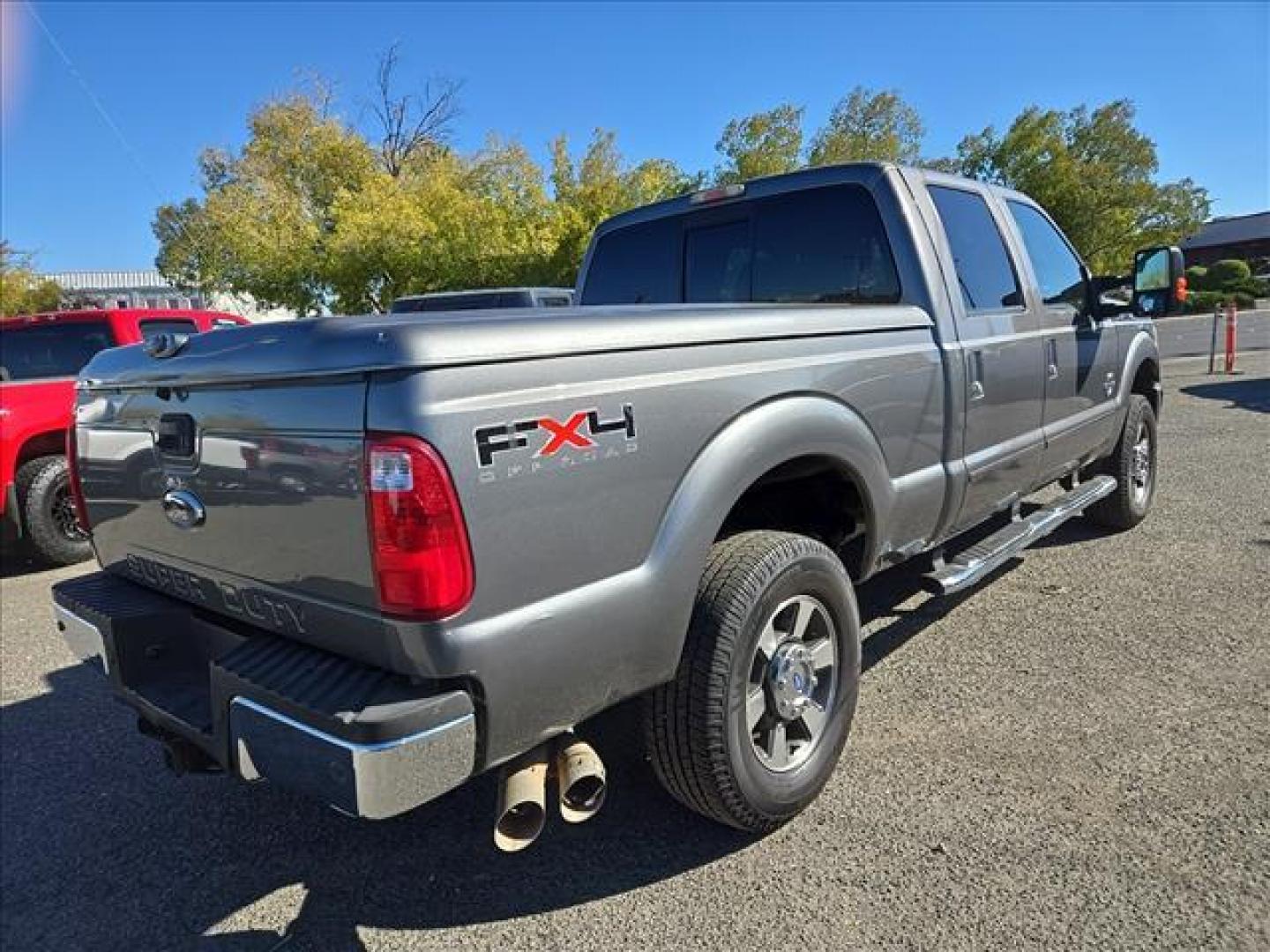 2011 Sterling Grey Metallic Ford F-250 Super Duty Lariat (1FT7W2BT1BE) with an 6.7L Power Stroke 6.7L Biodiesel Turbo V8 400hp 800ft. lbs. Common Rail Direct Injection engine, 6-Speed Shiftable Automatic transmission, located at 800 Riverside Ave, Roseville, CA, 95678, (916) 773-4549, 38.732265, -121.291039 - Photo#3