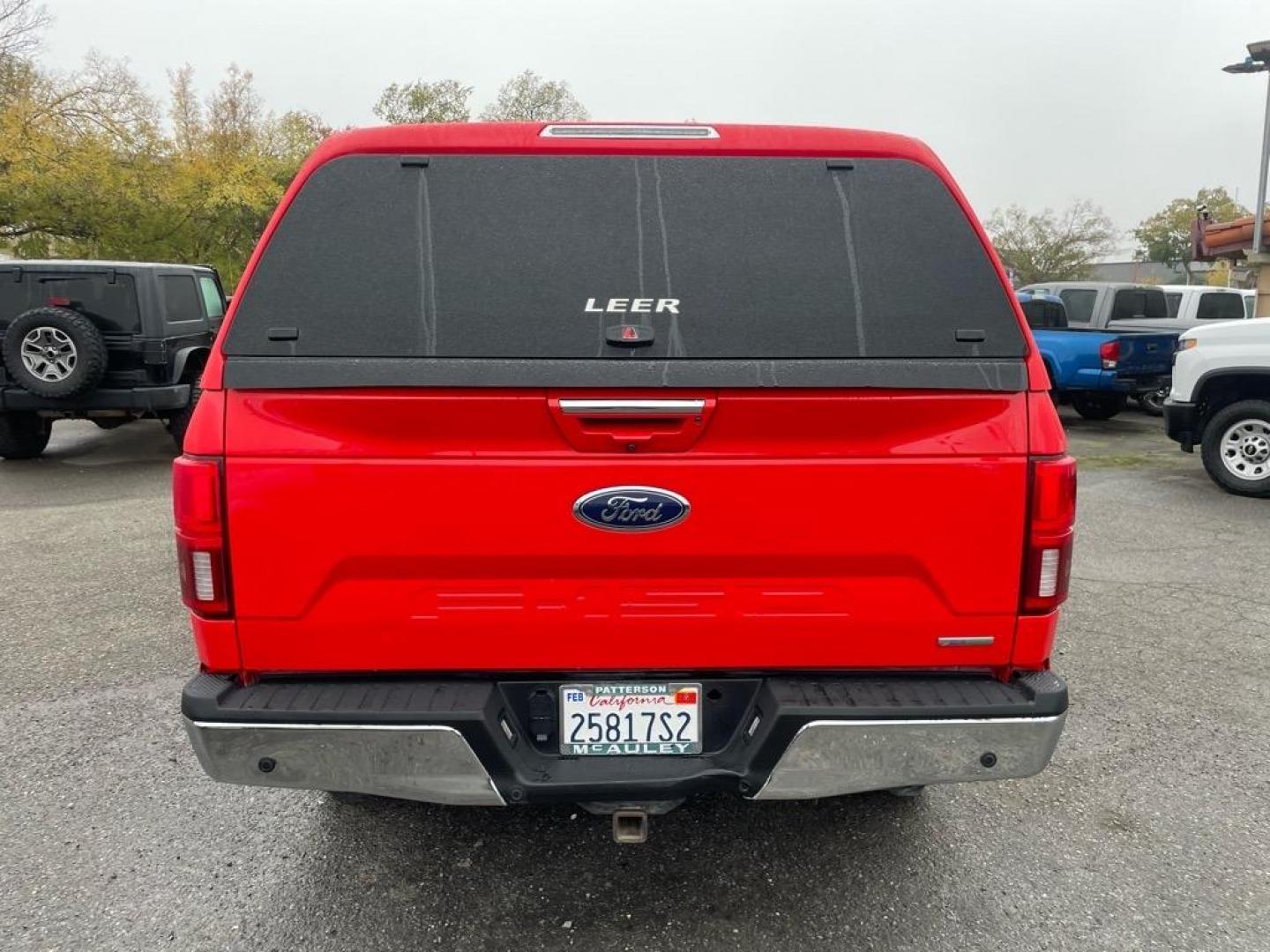2019 Magma Red Ford F-150 Lariat (1FTEW1E44KF) with an 0.0 EcoBoost 3.5L Twin Turbo V6 375hp 470ft. lbs. Direct Injection engine, 10-Speed Shiftable Automatic transmission, located at 800 Riverside Ave, Roseville, CA, 95678, (916) 773-4549, 38.732265, -121.291039 - 4X4 SUPERCREW LARIAT SERVICE RECORDS ON CLEAN CARFAX - Photo#7