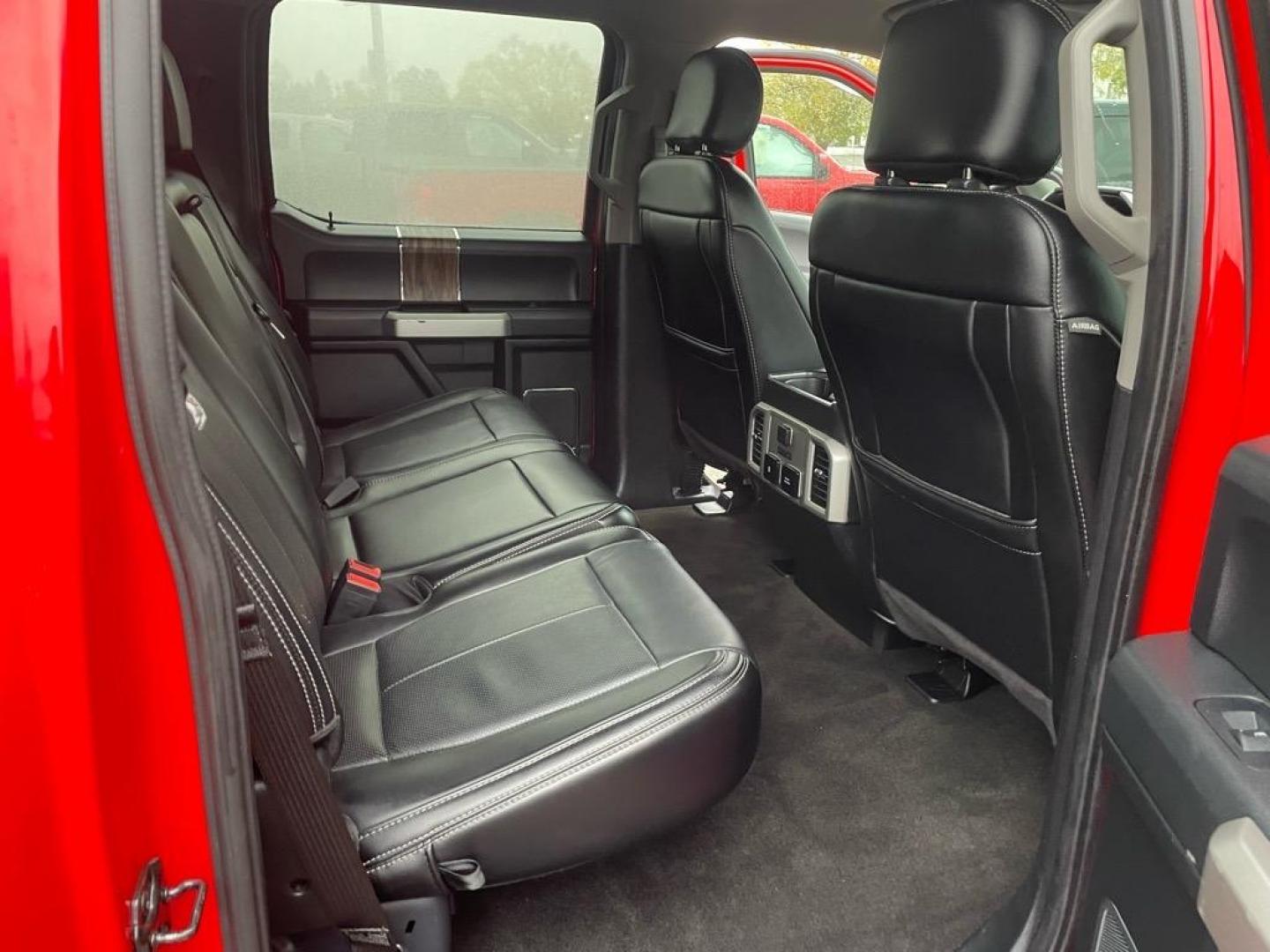 2019 Magma Red Ford F-150 Lariat (1FTEW1E44KF) with an 0.0 EcoBoost 3.5L Twin Turbo V6 375hp 470ft. lbs. Direct Injection engine, 10-Speed Shiftable Automatic transmission, located at 800 Riverside Ave, Roseville, CA, 95678, (916) 773-4549, 38.732265, -121.291039 - 4X4 SUPERCREW LARIAT SERVICE RECORDS ON CLEAN CARFAX - Photo#12