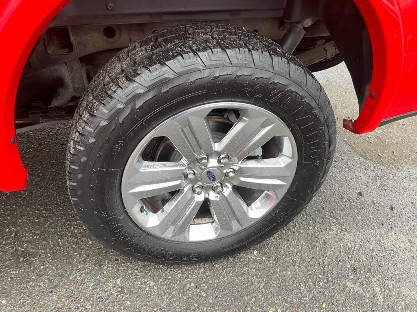 2019 Magma Red Ford F-150 Lariat (1FTEW1E44KF) with an 0.0 EcoBoost 3.5L Twin Turbo V6 375hp 470ft. lbs. Direct Injection engine, 10-Speed Shiftable Automatic transmission, located at 800 Riverside Ave, Roseville, CA, 95678, (916) 773-4549, 38.732265, -121.291039 - 4X4 SUPERCREW LARIAT SERVICE RECORDS ON CLEAN CARFAX - Photo#13