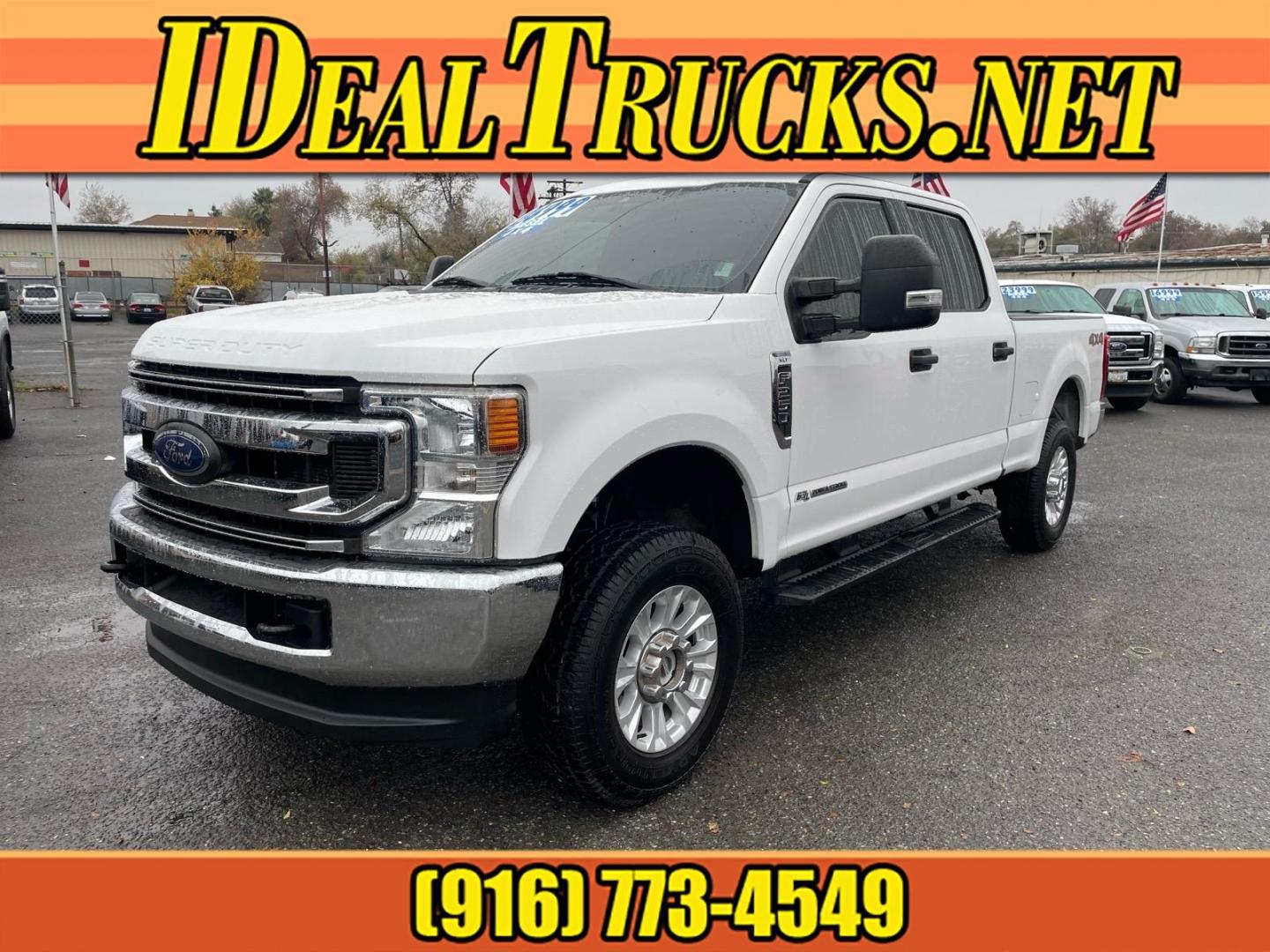 2020 Oxford White Ford F-250 Super Duty XLT (1FT7W2BT2LE) with an 6.7L Power Stroke 6.7L Biodiesel Turbo V8 475hp 1050ft. lbs. Common Rail Direct Injection engine, 6-Speed Shiftable Automatic transmission, located at 800 Riverside Ave, Roseville, CA, 95678, (916) 773-4549, 38.732265, -121.291039 - DIESEL CREW CAB 4X4 XLT - Photo#0