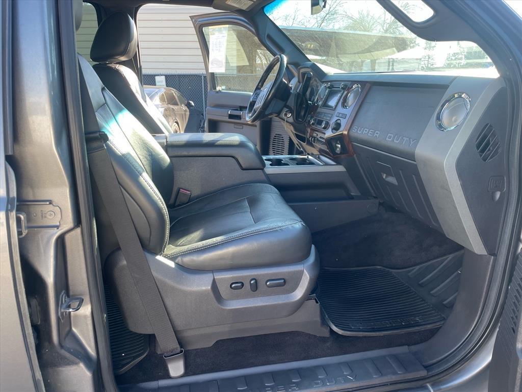 2011 Sterling Grey Metallic Ford F-250 Super Duty Lariat (1FT7W2BT3BE) with an 6.7L Power Stroke 6.7L Biodiesel Turbo V8 400hp 800ft. lbs. Common Rail Direct Injection engine, 6-Speed Shiftable Automatic transmission, located at 800 Riverside Ave, Roseville, CA, 95678, (916) 773-4549, 38.732265, -121.291039 - DIESEL CREW CAB 4X4 FX4 NEW TIRES SERVICE RECORDS - Photo#12