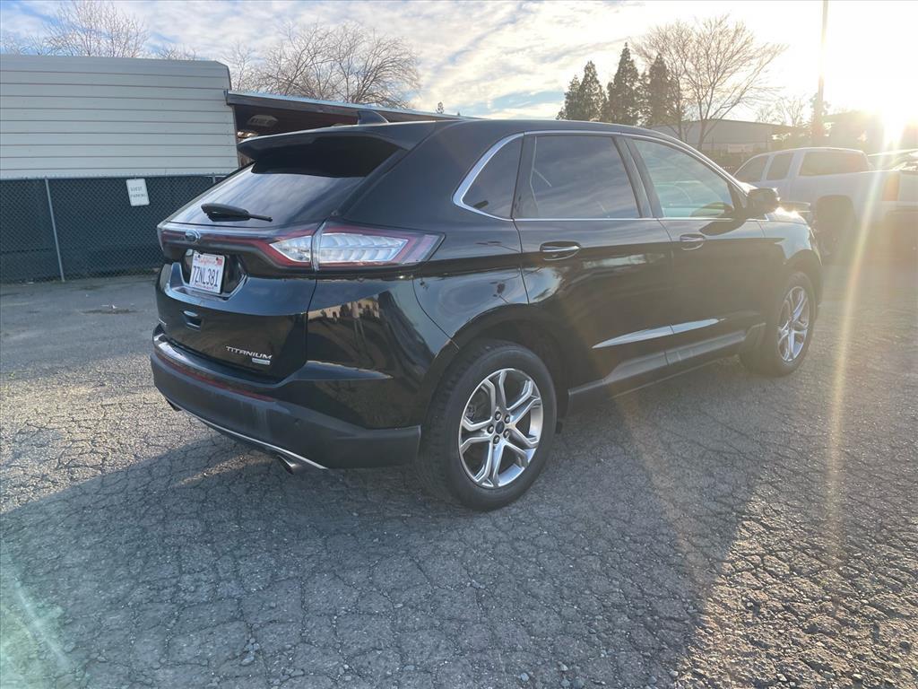 2016 Shadow Black Ford Edge Titanium (2FMPK3K97GB) with an 2.0L EcoBoost 2.0L Turbo I4 245hp 275ft. lbs. Direct Injection engine, 6-Speed Shiftable Automatic transmission, located at 800 Riverside Ave, Roseville, CA, 95678, (916) 773-4549, 38.732265, -121.291039 - ECOBOOST TITANIUM 97K MILES - Photo#3